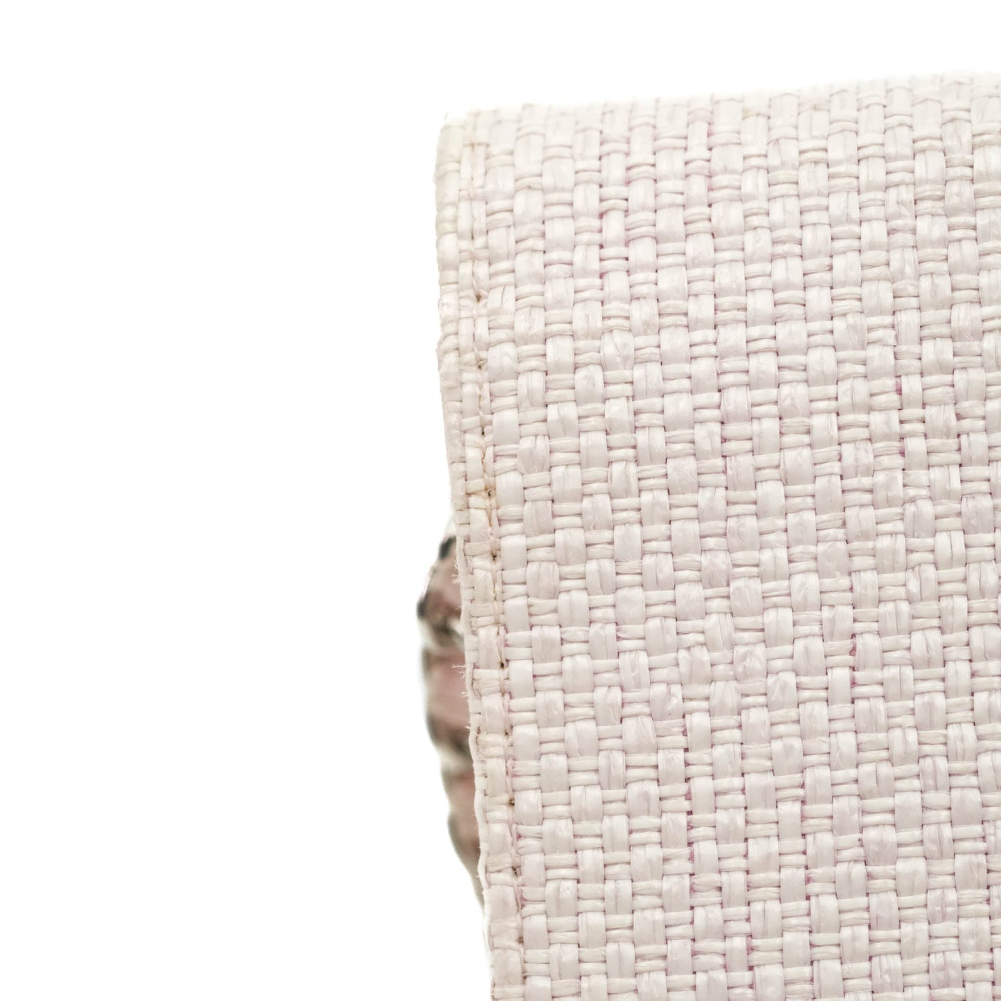 Chanel Deauville Wallet On Chain WOC Pink Canvas Silver Hardware
