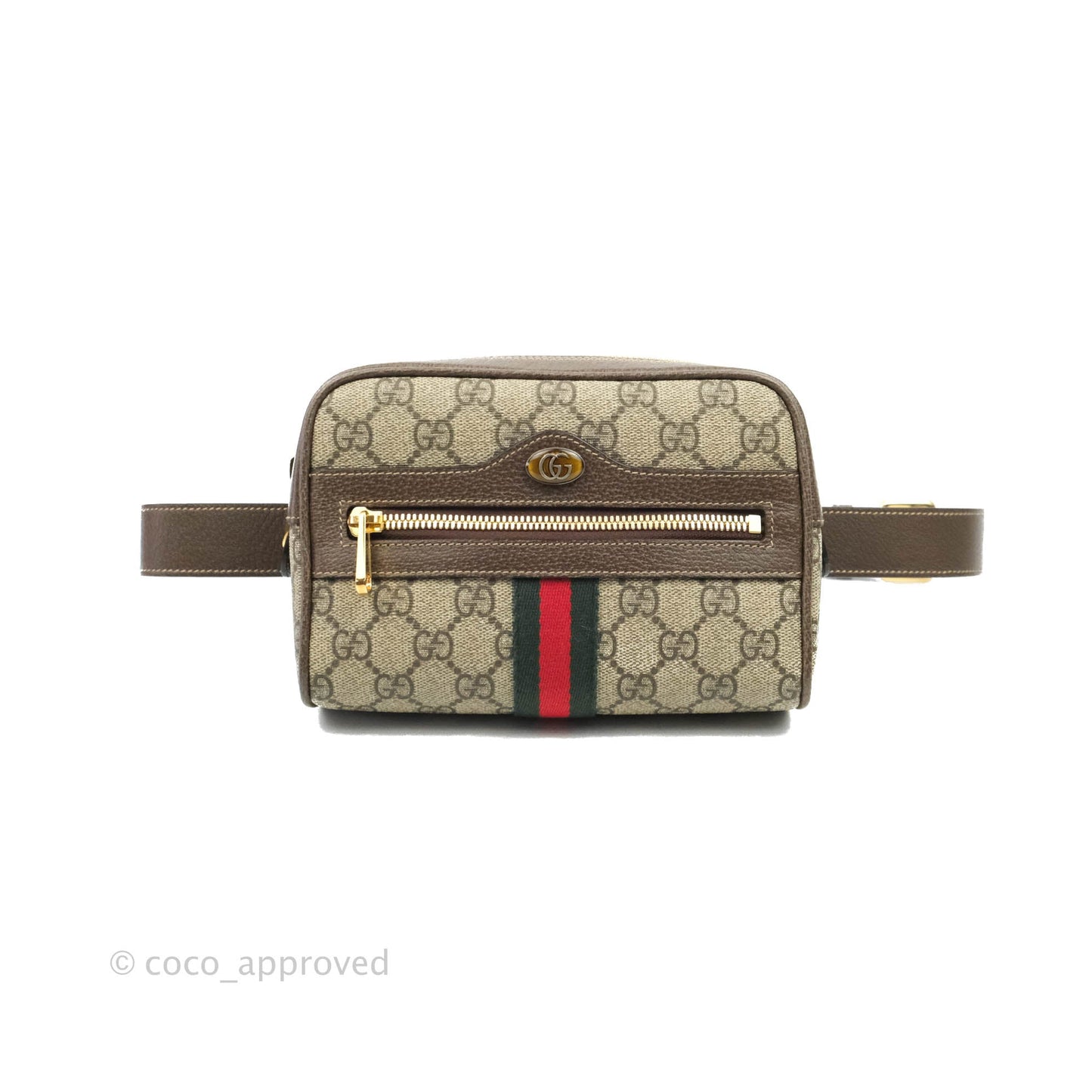 Gucci Ophidia GG Supreme Small Belt Bag Gold Hardware