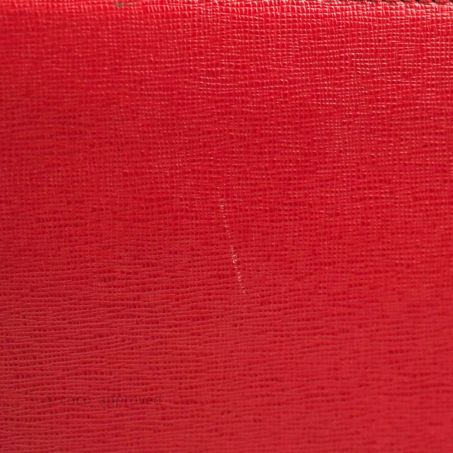 Fendi 2 Jours Red Bag Gold Hardware