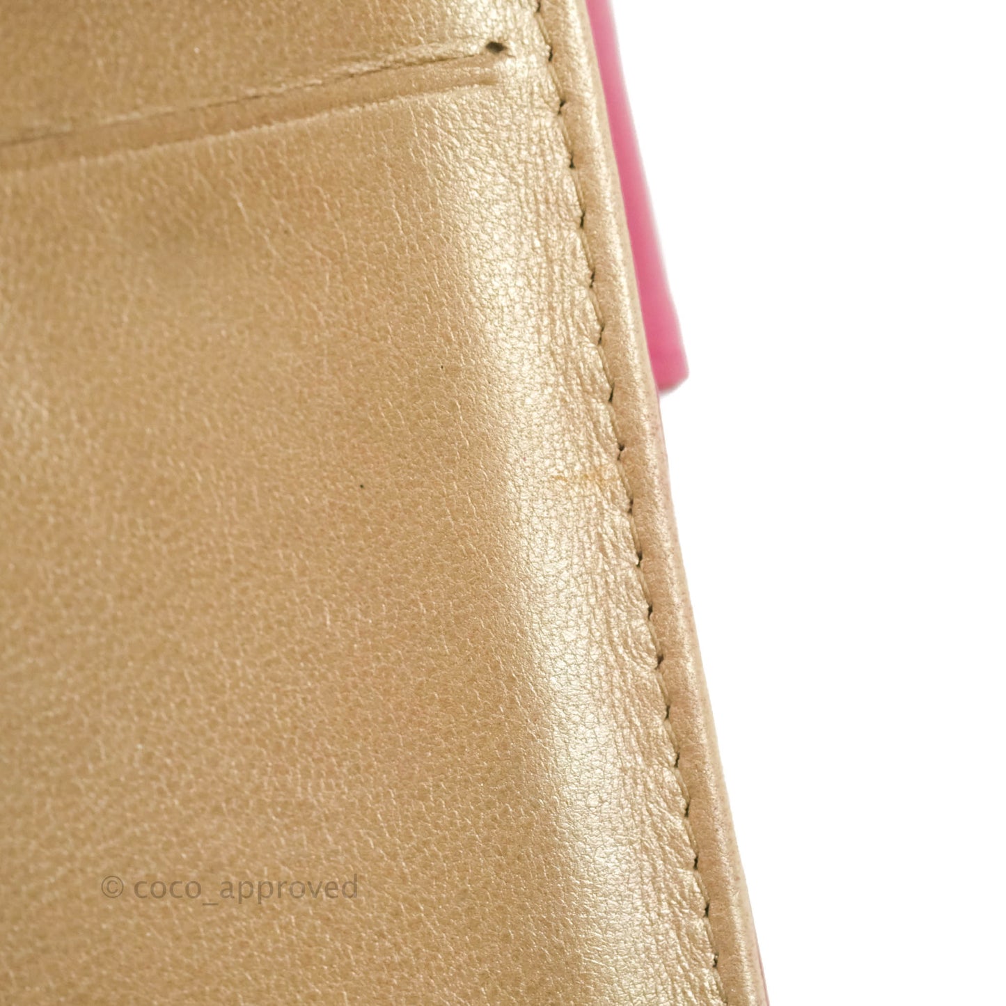Chanel Wallet in Pink Camellia Embossed Lambskin