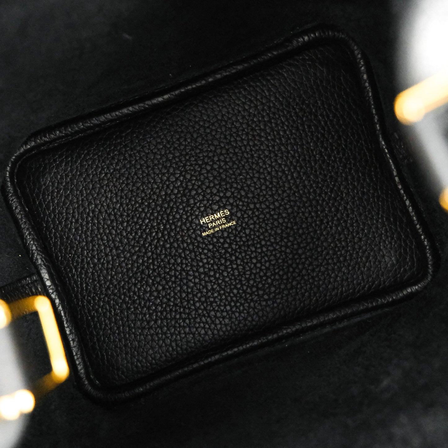 Hermès Picotin Lock 18 Black Clemence Gold Hardware
