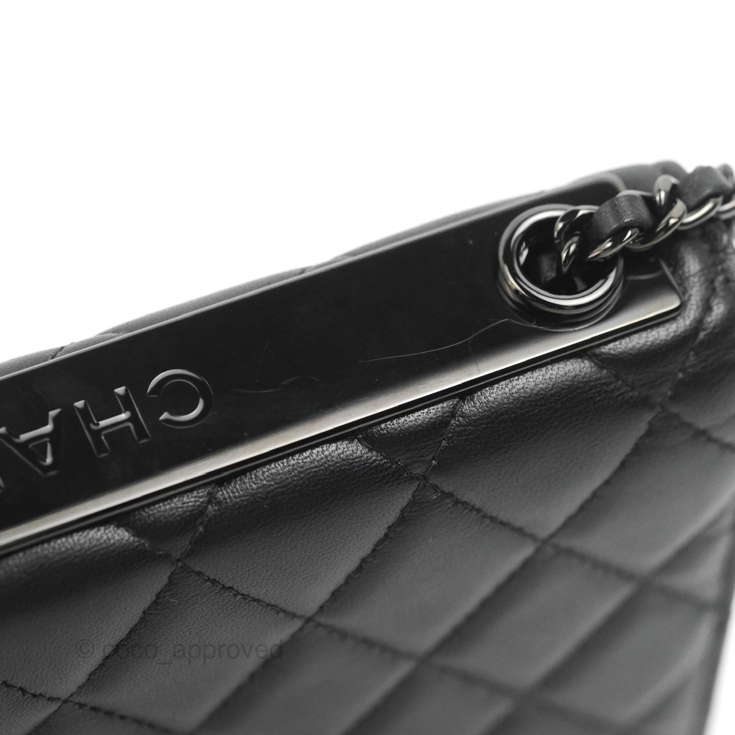Chanel Trendy CC WOC Black Lambskin So Black Hardware