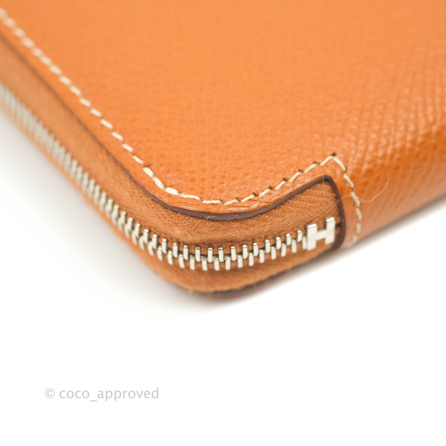 Hermès Silk In Compact Wallet Gold Epsom