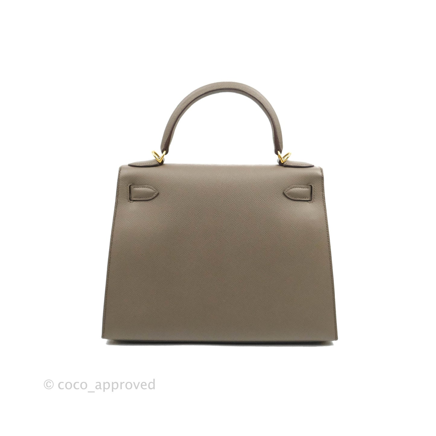 Hermès Kelly 28 8F Etain Gold Hardware