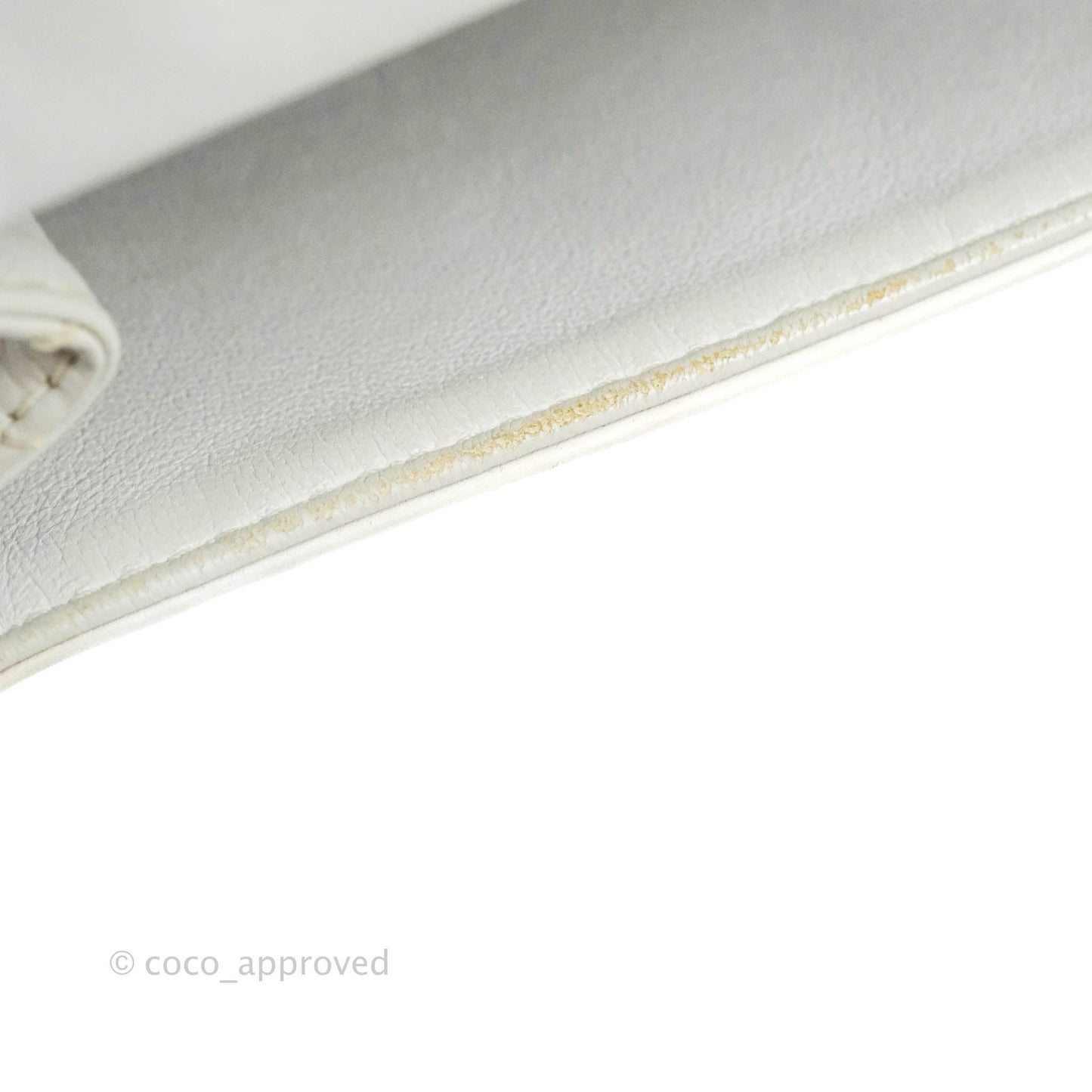 Chanel Quilted Reissue 226 Flap White Aged Calfskin Gun Metal Hardware