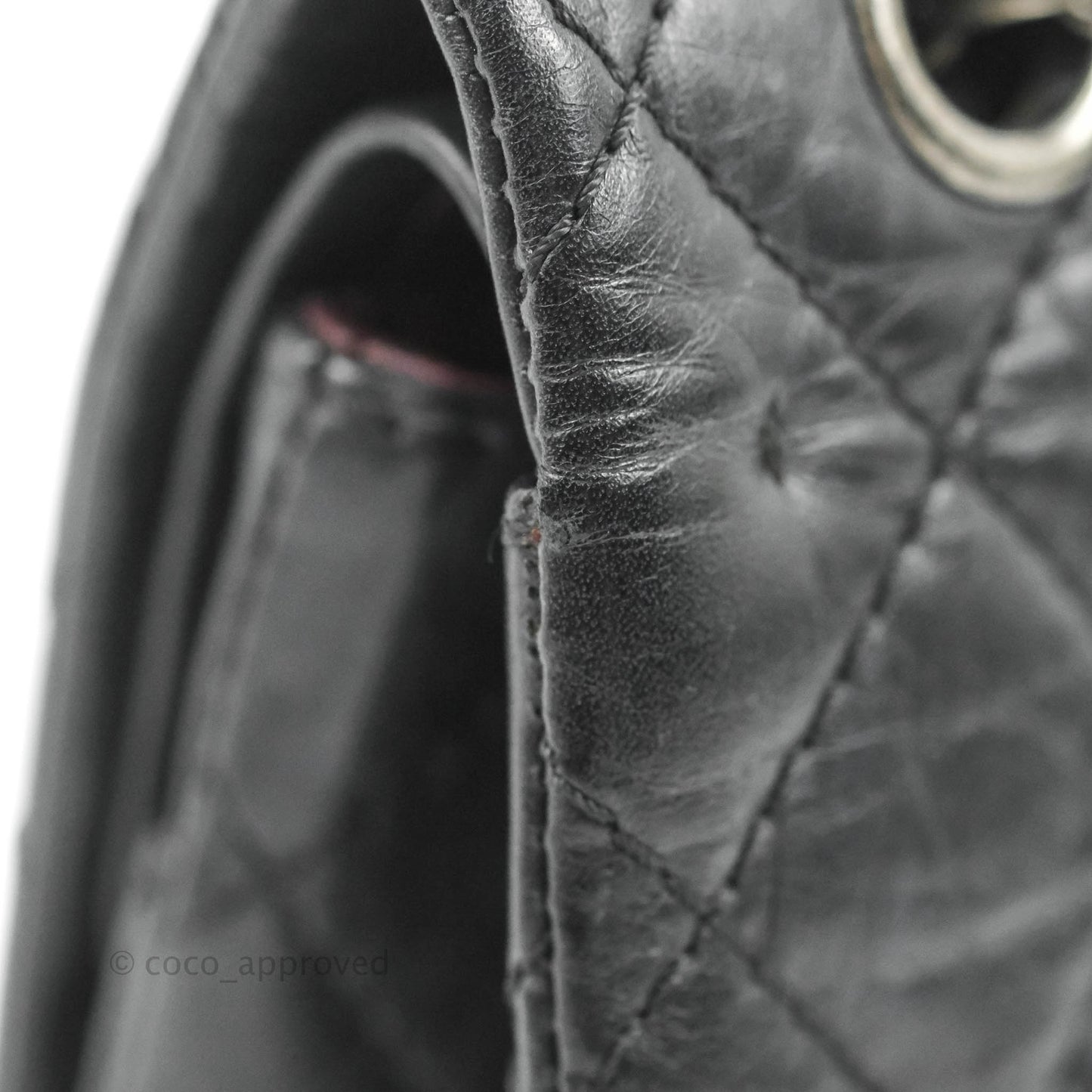 Chanel Reissue 226 Quilted Flap Black Aged Calfskin Ruthenium Hardware