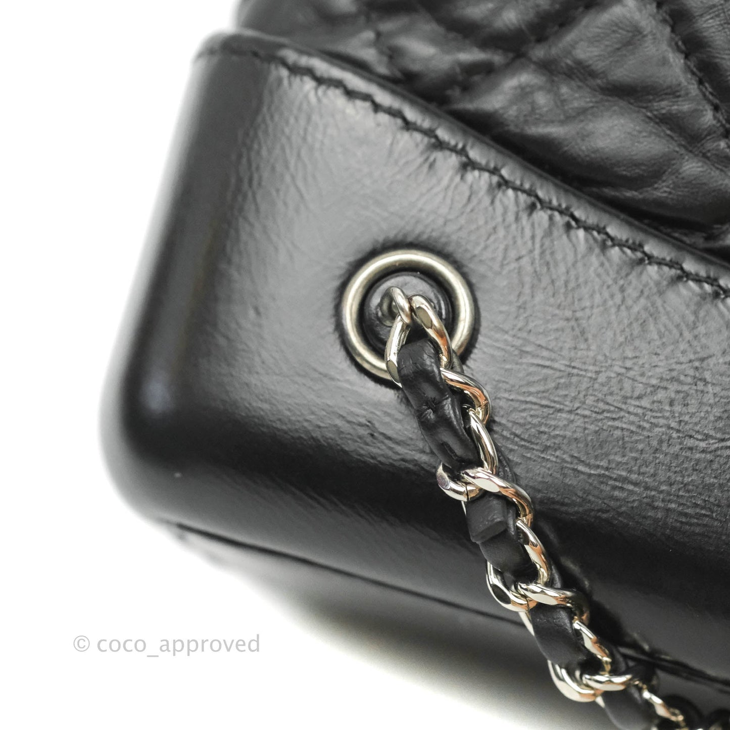 Chanel Small Gabrielle Backpack Black Aged Calfskin