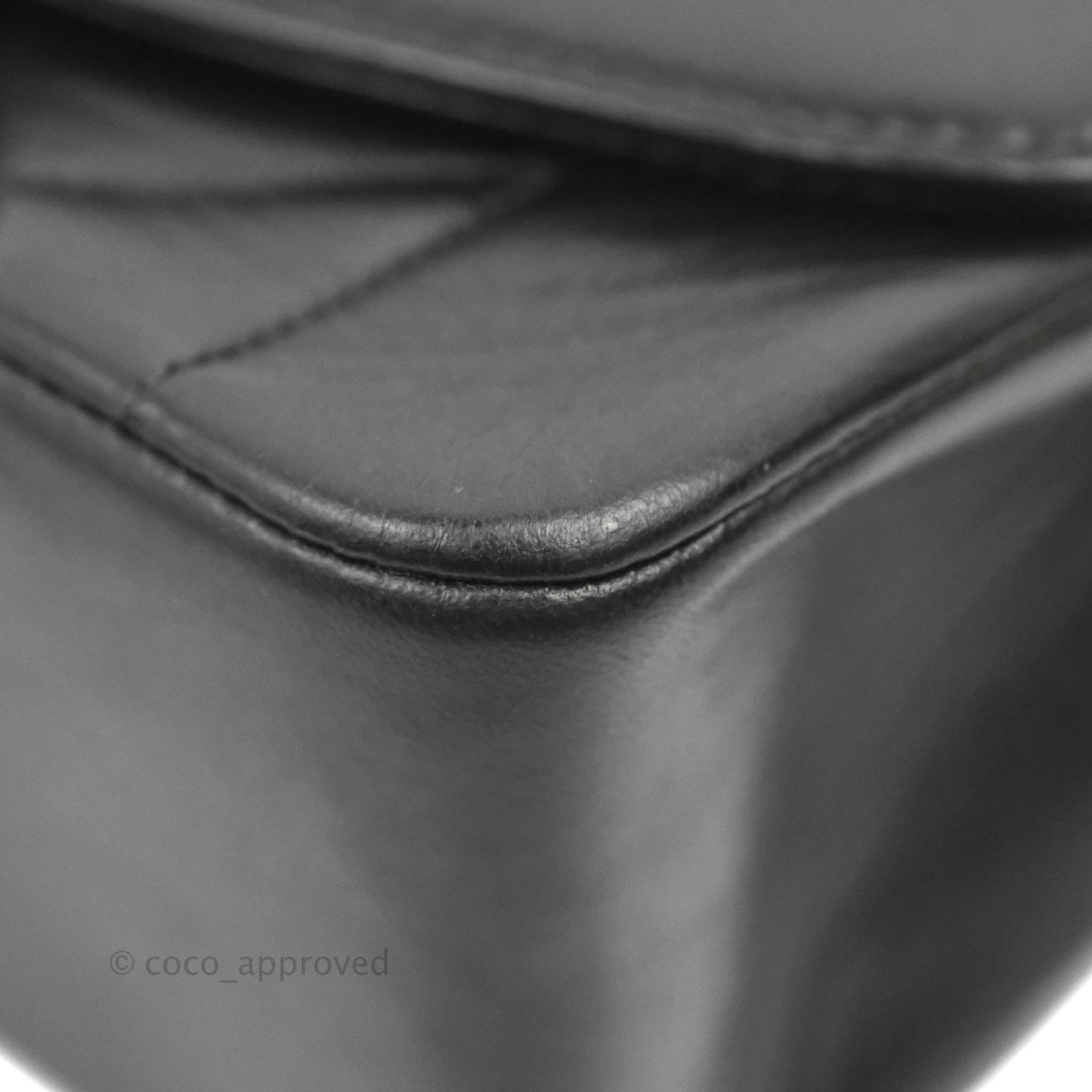 Chanel Black Quilted Lambskin Small Vintage Classic Diana Flap Bag