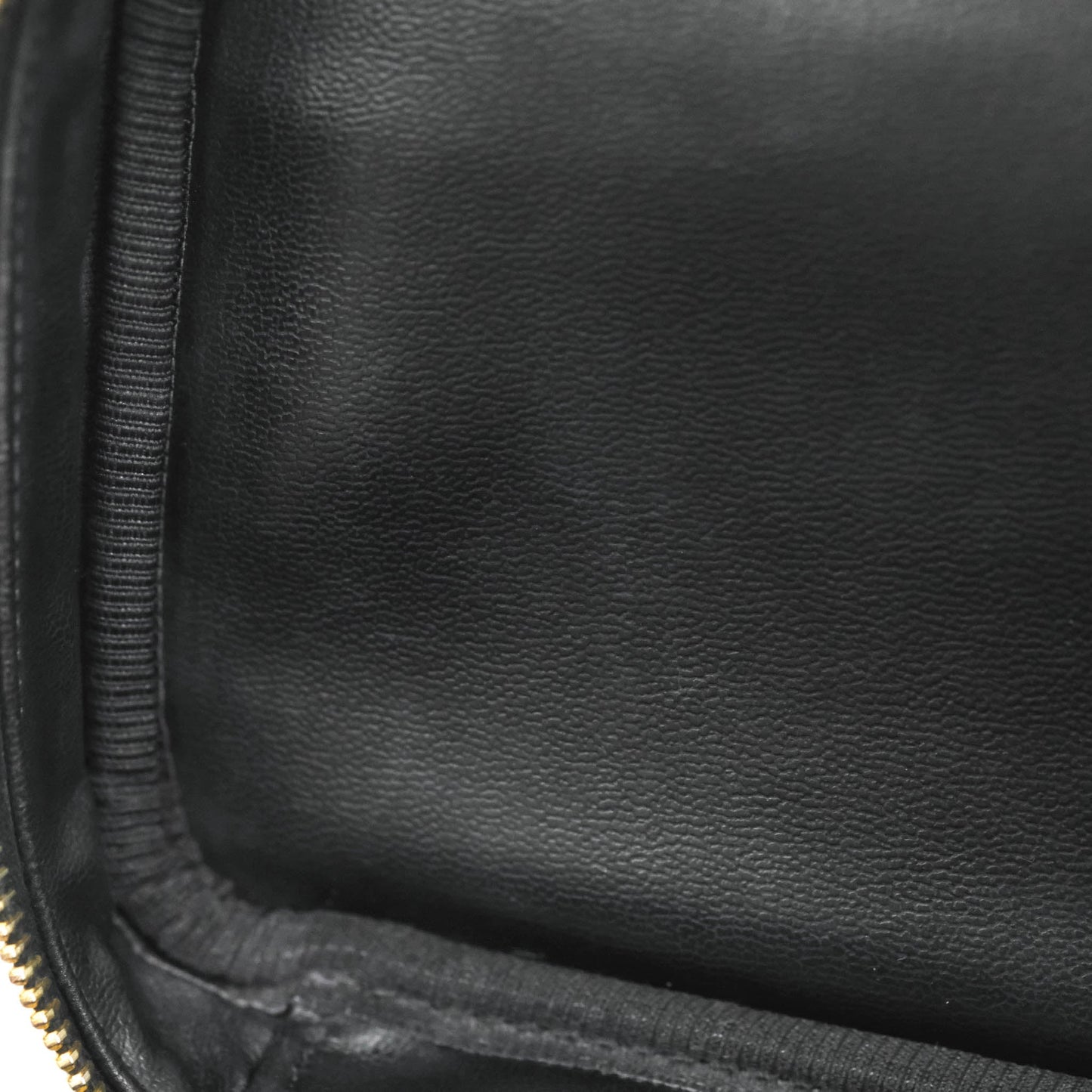 Chanel Vintage Vanity Case Black Caviar Gold Hardware