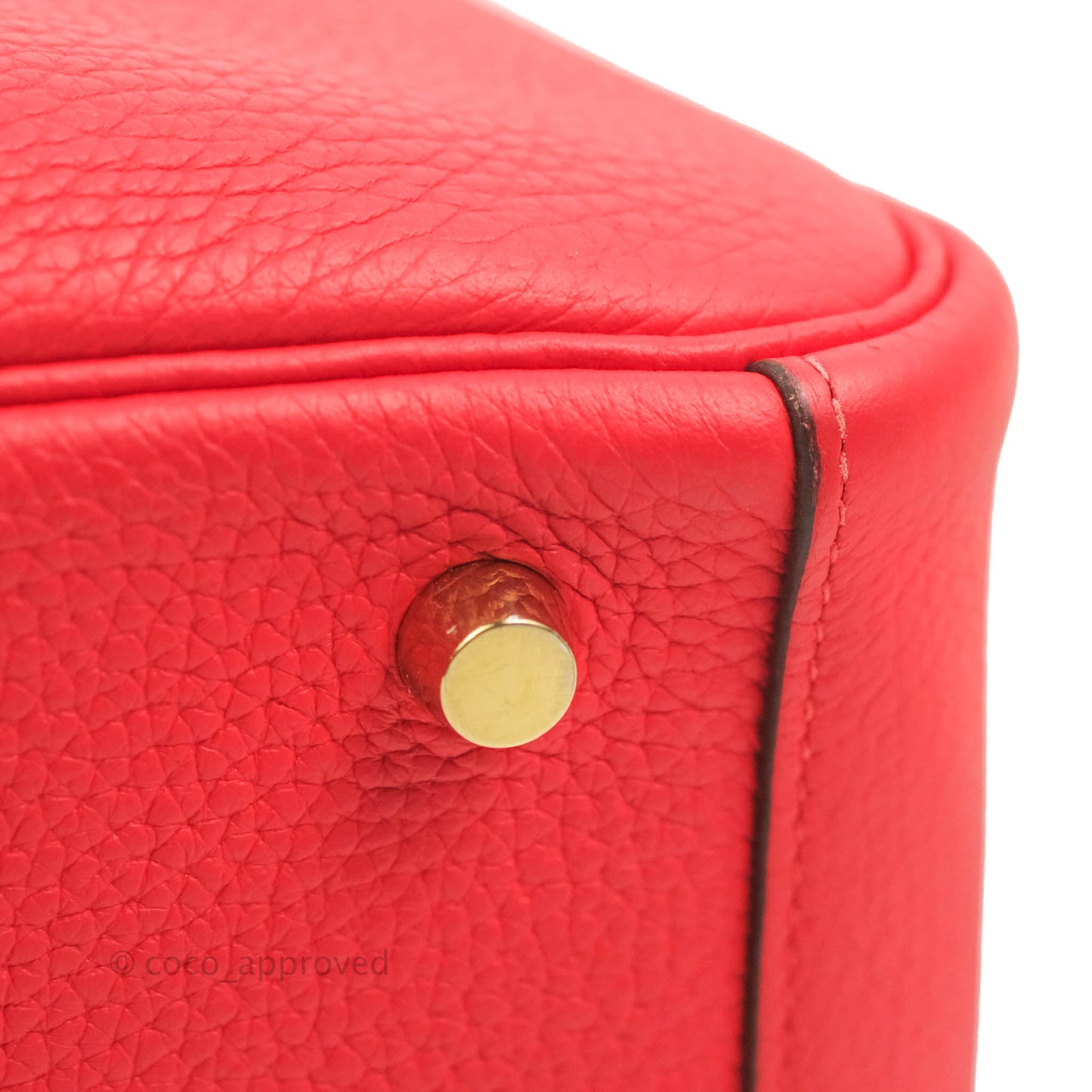 Hermès Lindy 26 Rouge de Coeur Clemence Gold Hardware