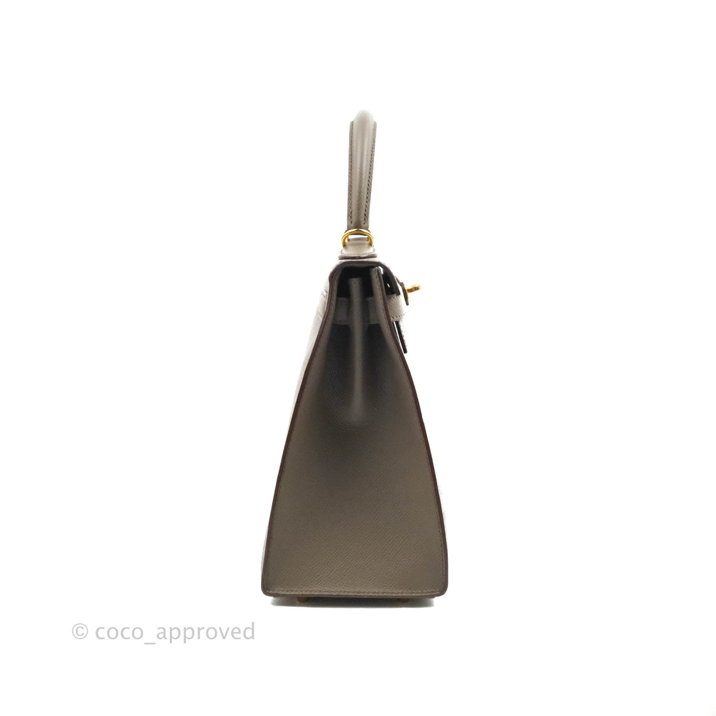 Hermès Kelly 28 8F Etain Gold Hardware
