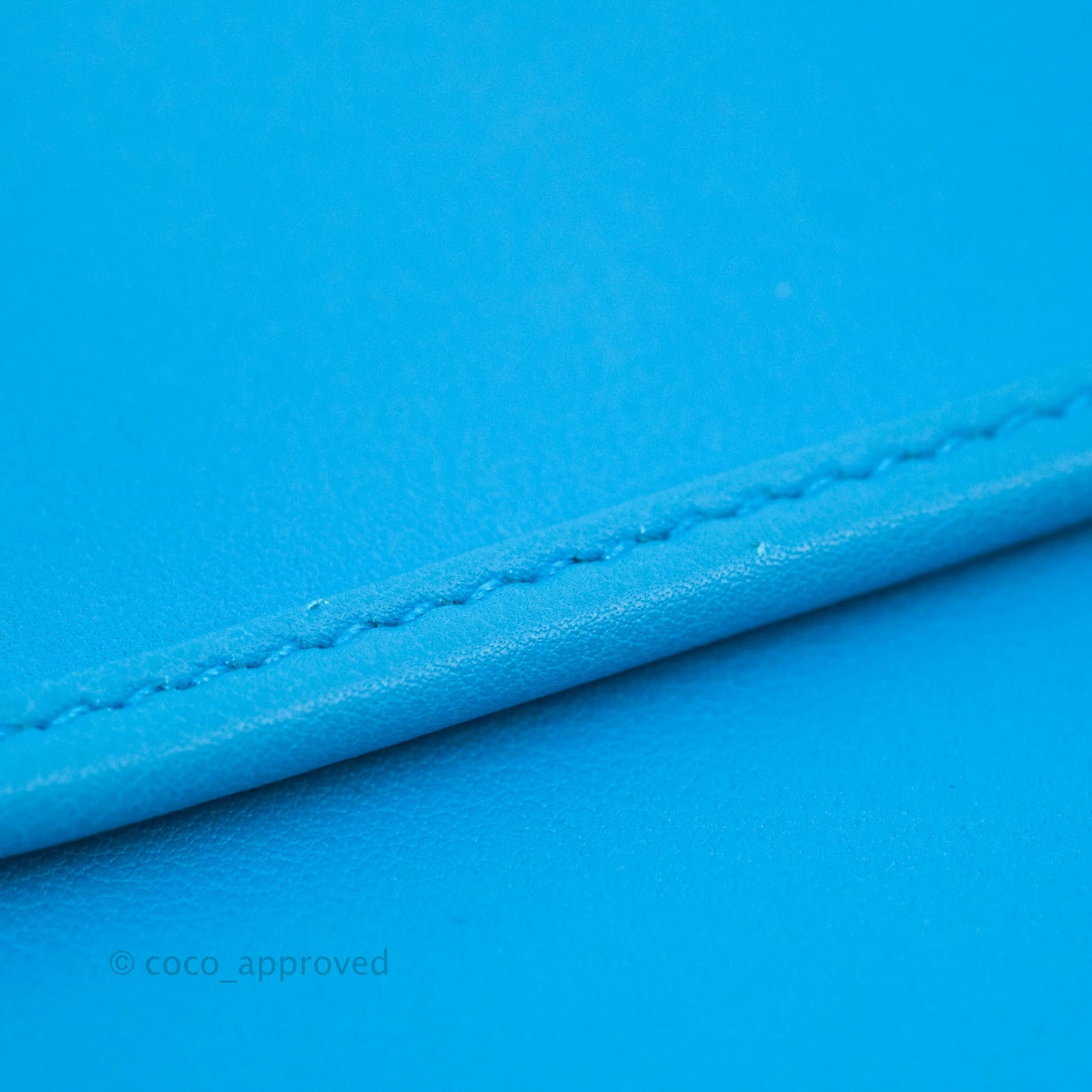 Hermès Jige Duo Wallet Bleu Zanzibar Swift
