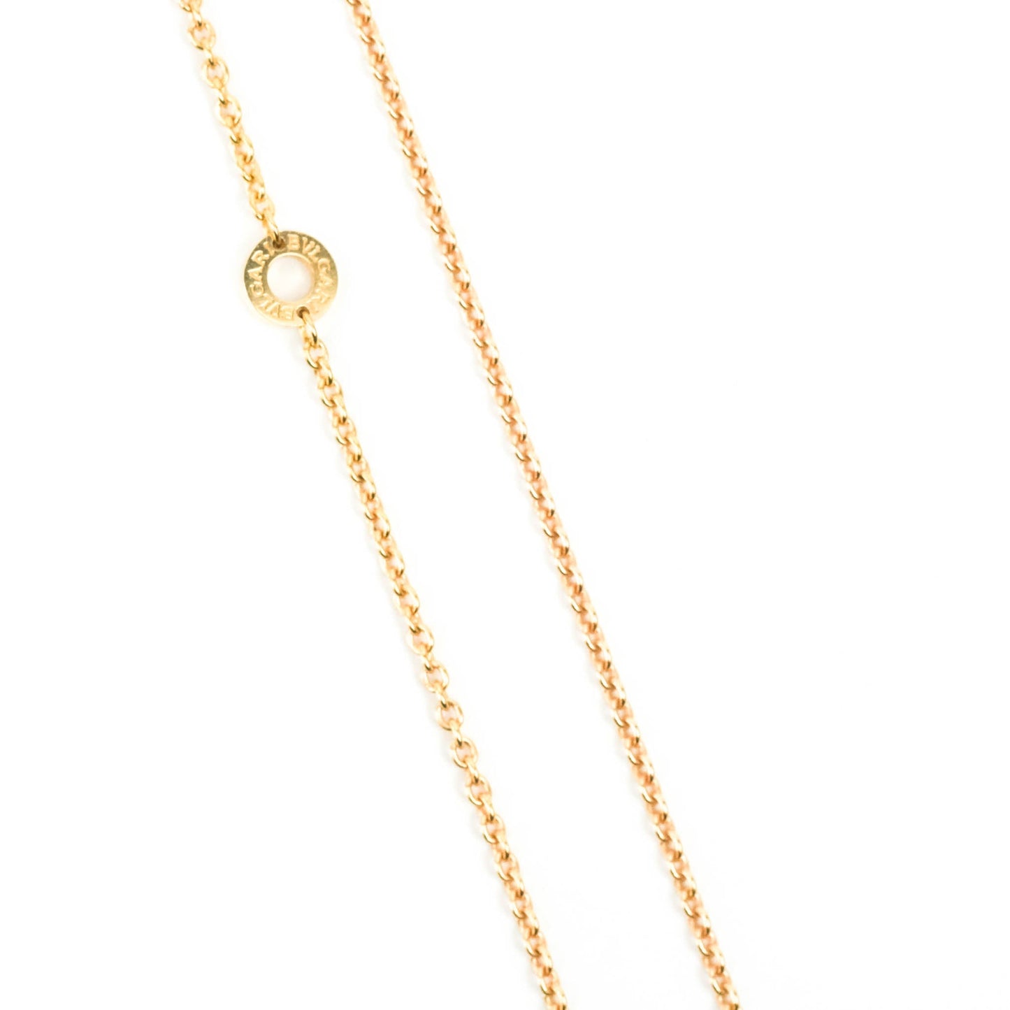 Bvlgari Zero1 Necklace White Ceramic Rose Gold