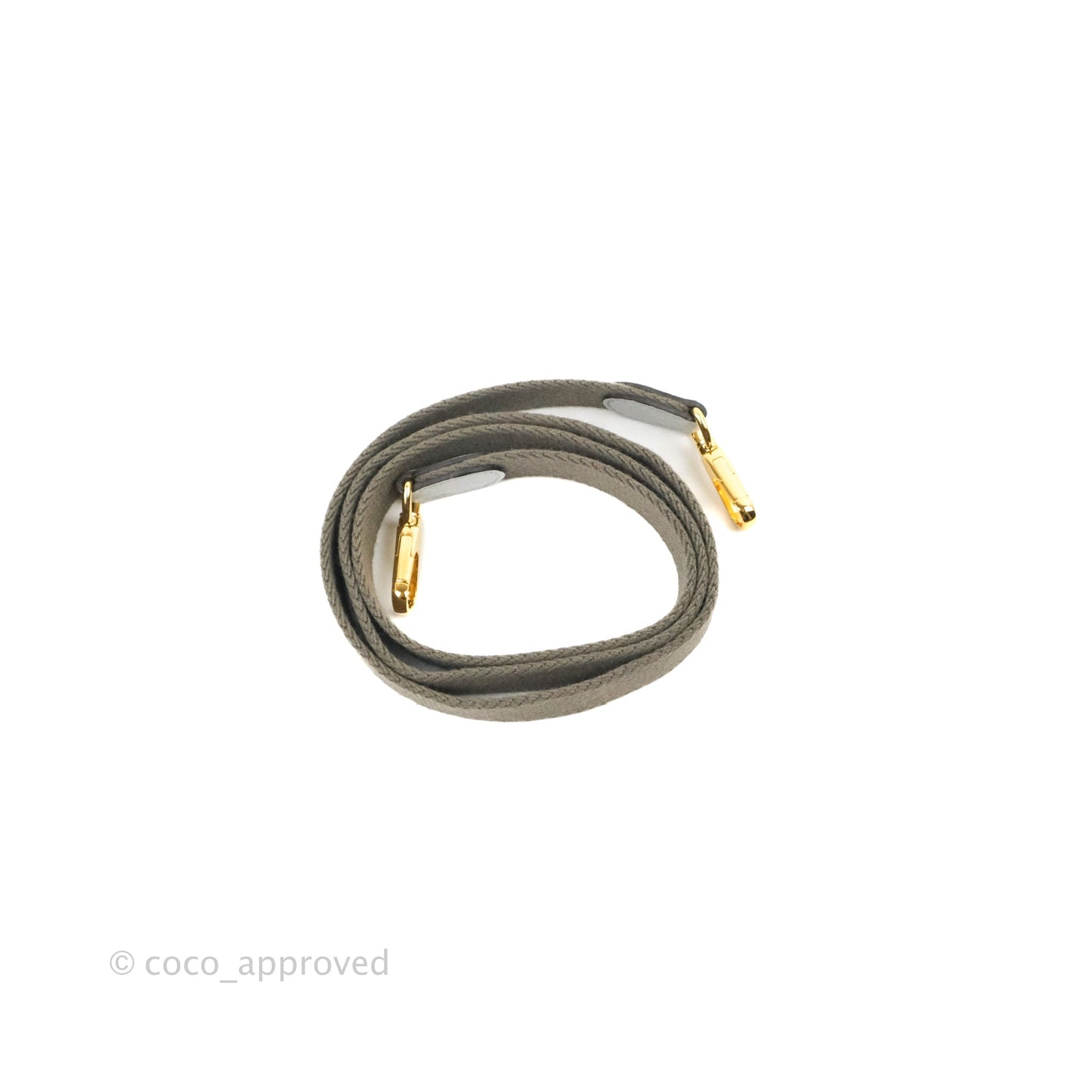 Hermès Mini Evelyne 16 Bleu Pale 08 Clemence/ Gris Etain 8F Gold Hardware
