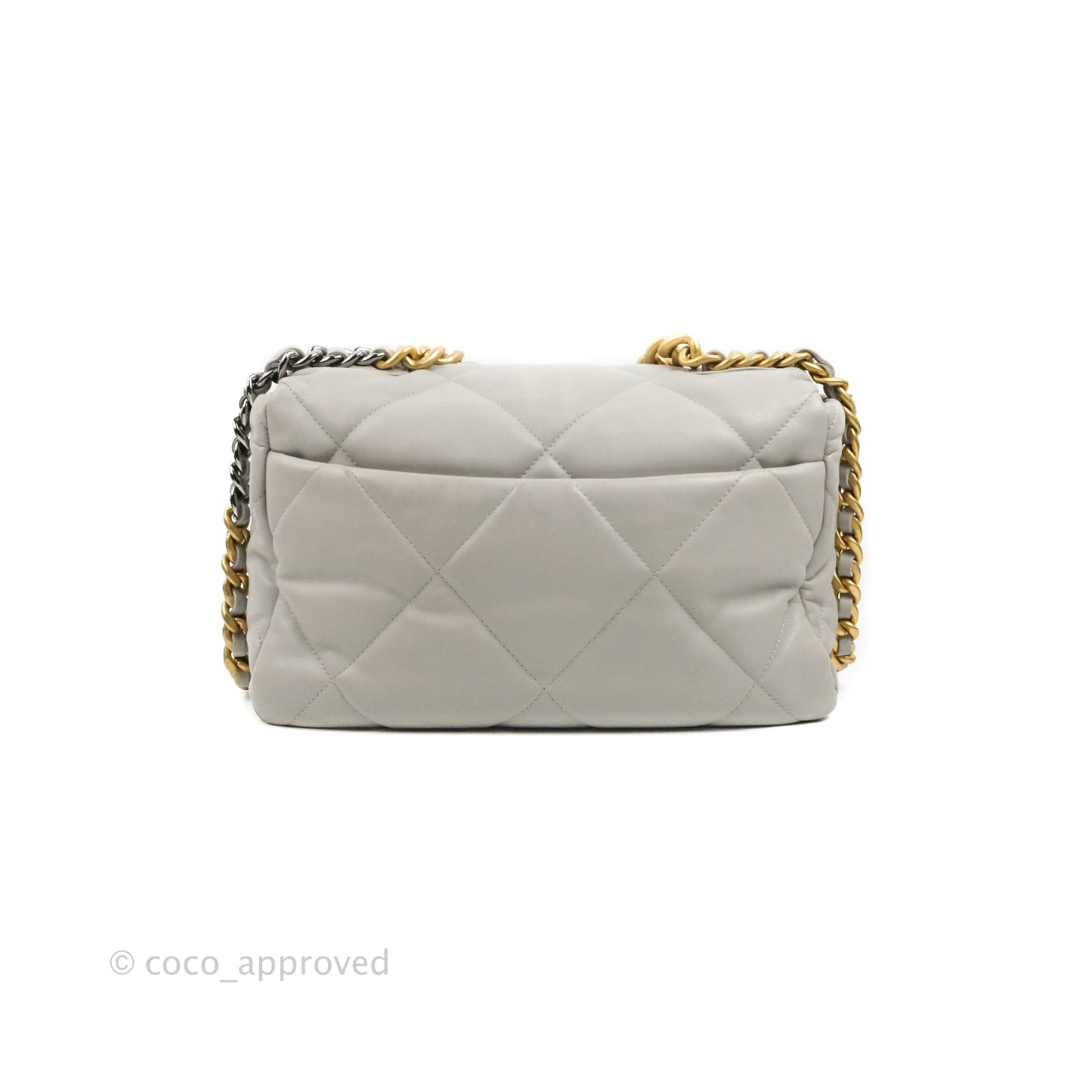 Chanel 19 Medium Grey Mixed Hardware
