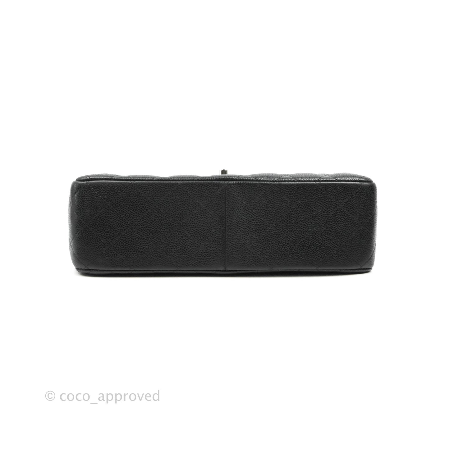 Chanel Jumbo Double Flap Black Caviar Silver Hardware⁣⁣