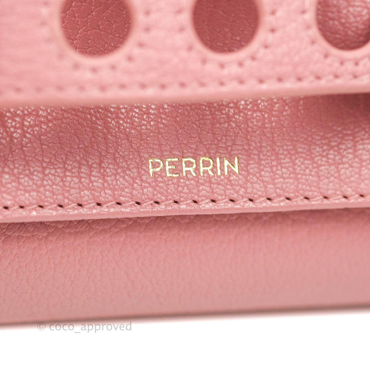 Perrin Pink Clutch Calfskin