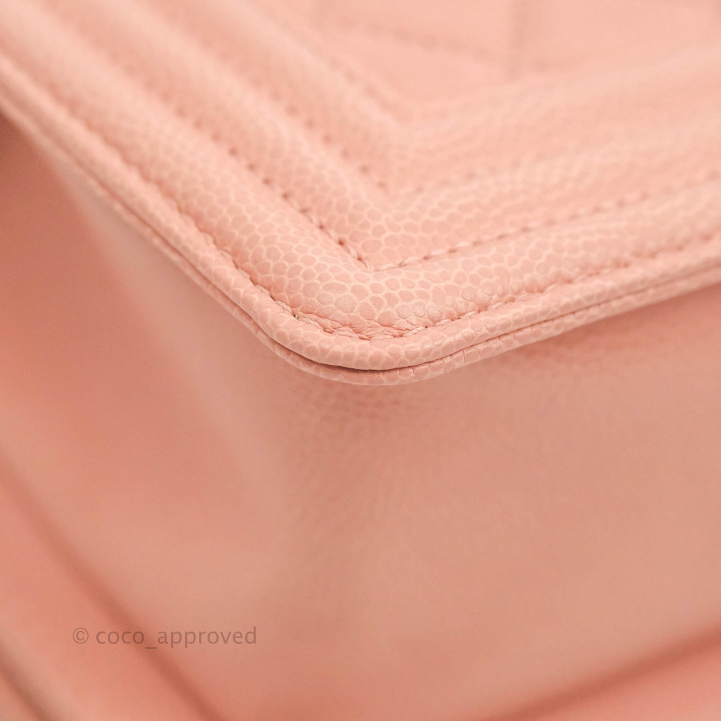 Chanel Boy Small Pink Caviar Gold Hardware