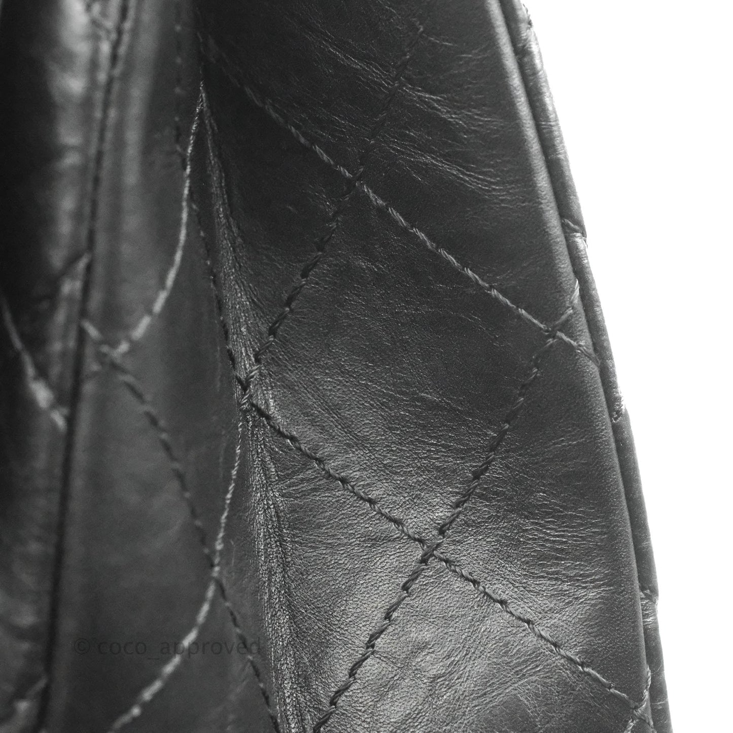 Chanel Reissue Quilted Aged Calfskin Black Ruthenium Hardware 227