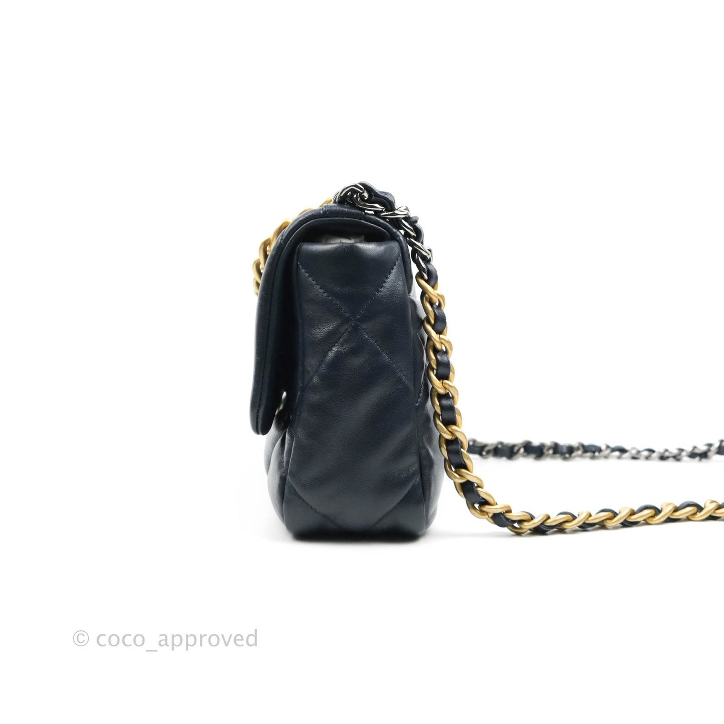 Chanel 19 Small Navy Mixed Hardware