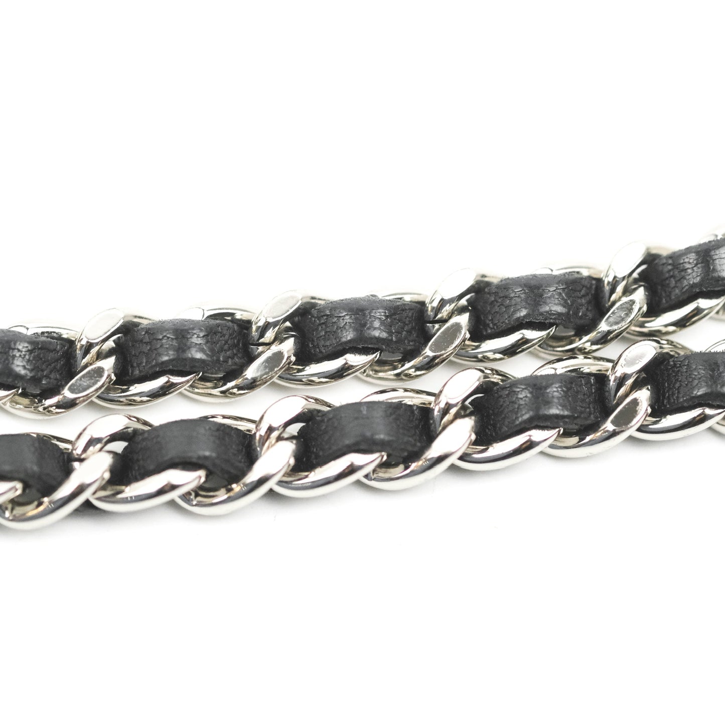 Chanel Quilted Classic WOC Black Lambskin Silver Hardware