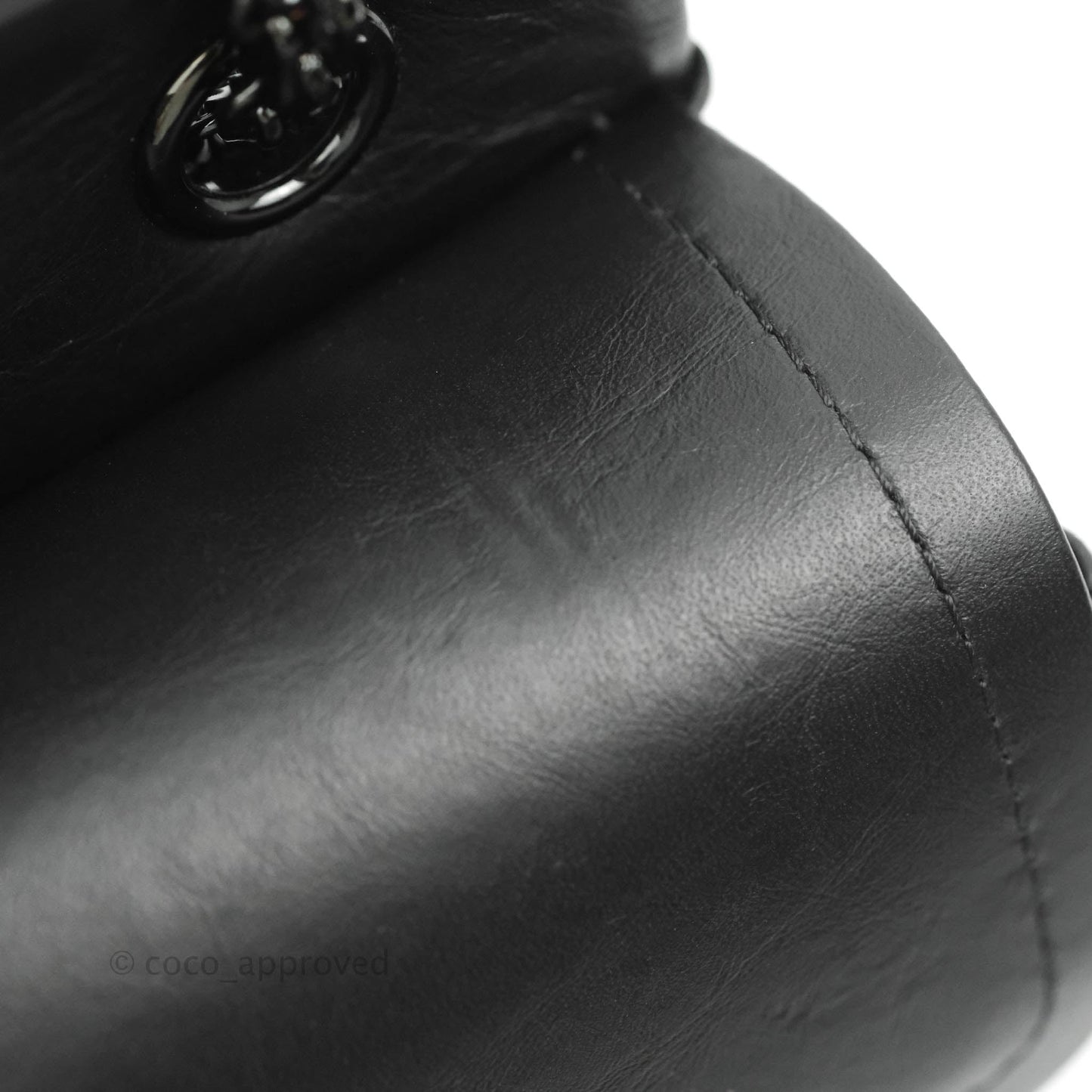 Chanel Reissue 225 Chevron Aged Calfskin So Black