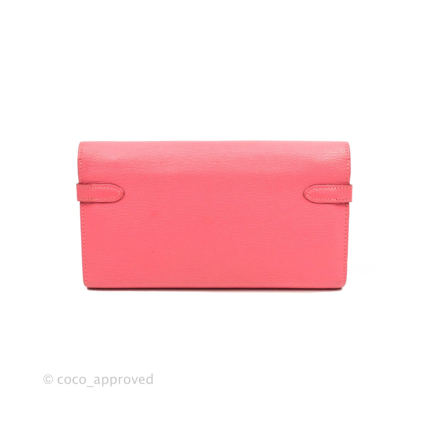 Hermès Kelly Wallet Rose Lipstick Chevre Gold Hardware