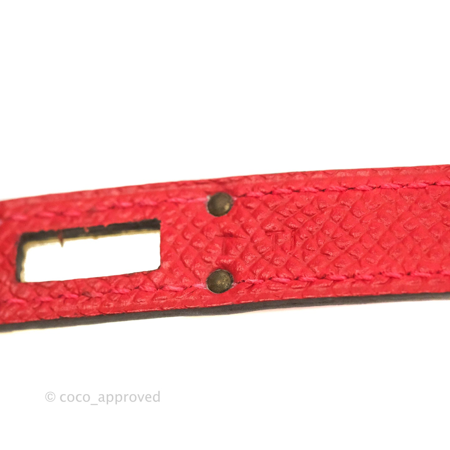 Hermès Kelly Wallet Red Epsom Gold Hardware