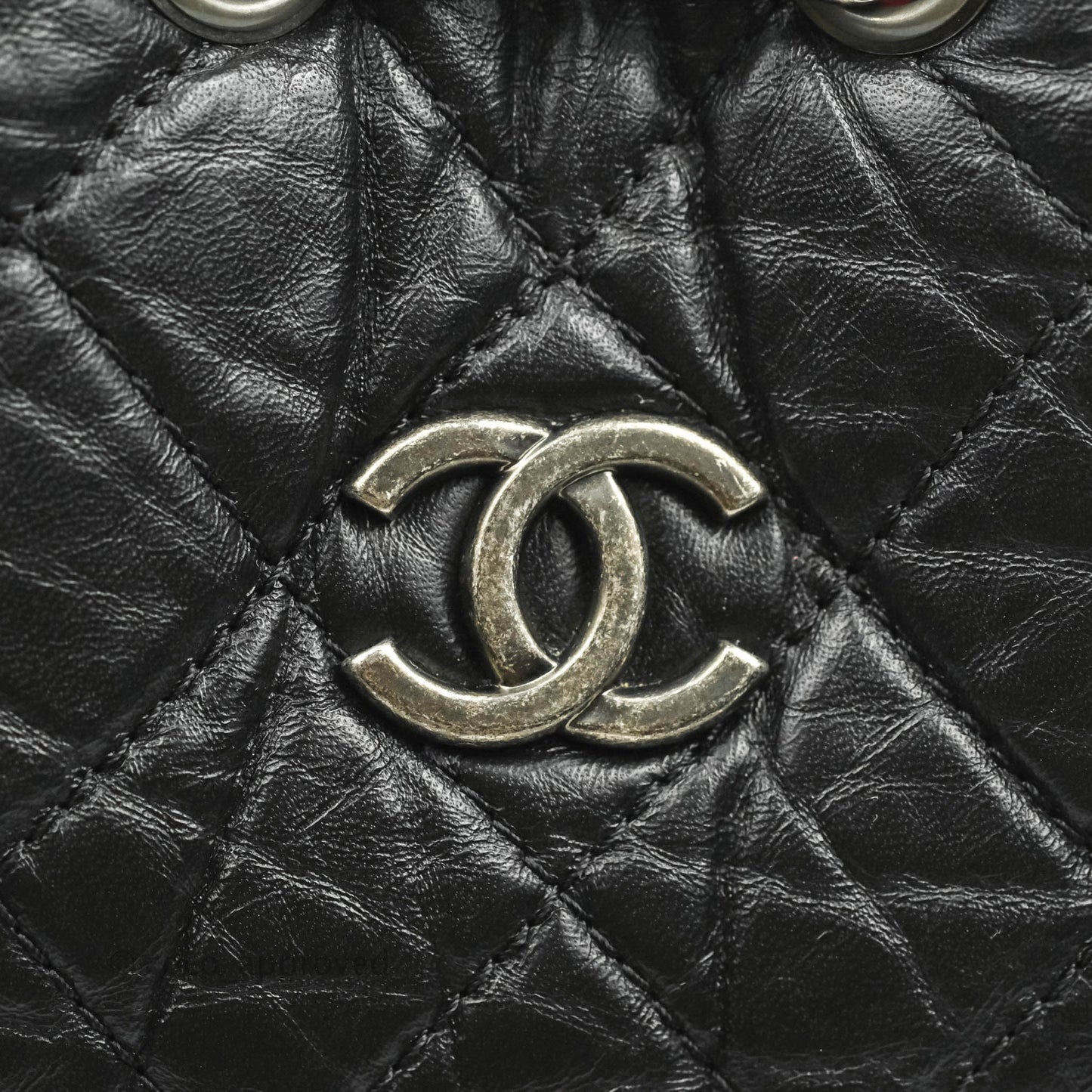 Chanel Small Gabrielle Backpack Black Aged Calfskin