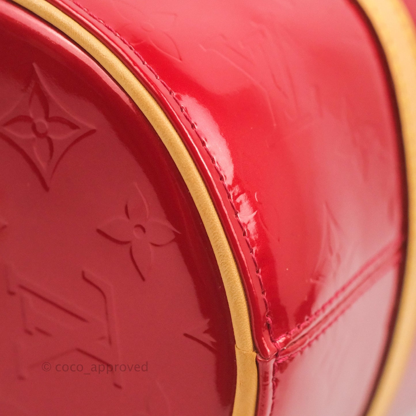 Louis Vuitton Papillon 30 Red Patent Monogram