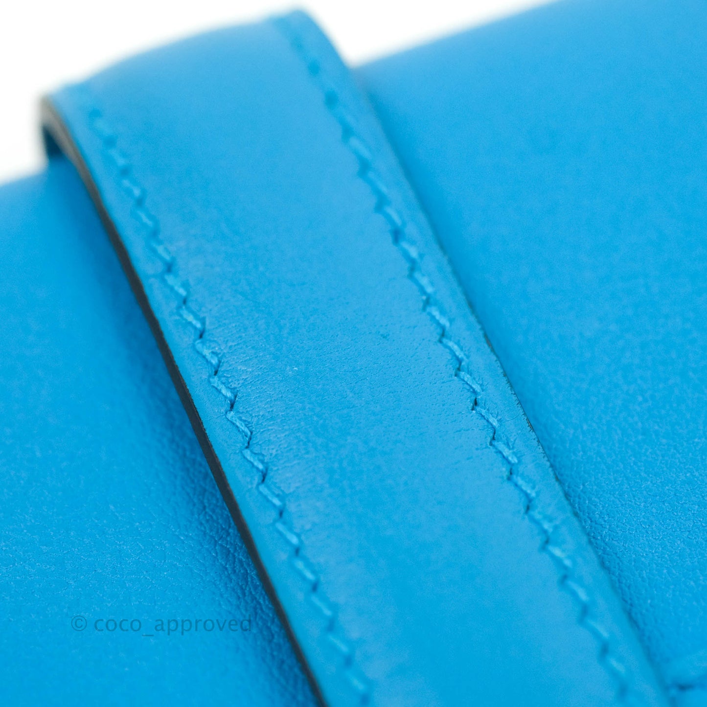 Hermès Jige Duo Wallet Bleu Zanzibar Swift