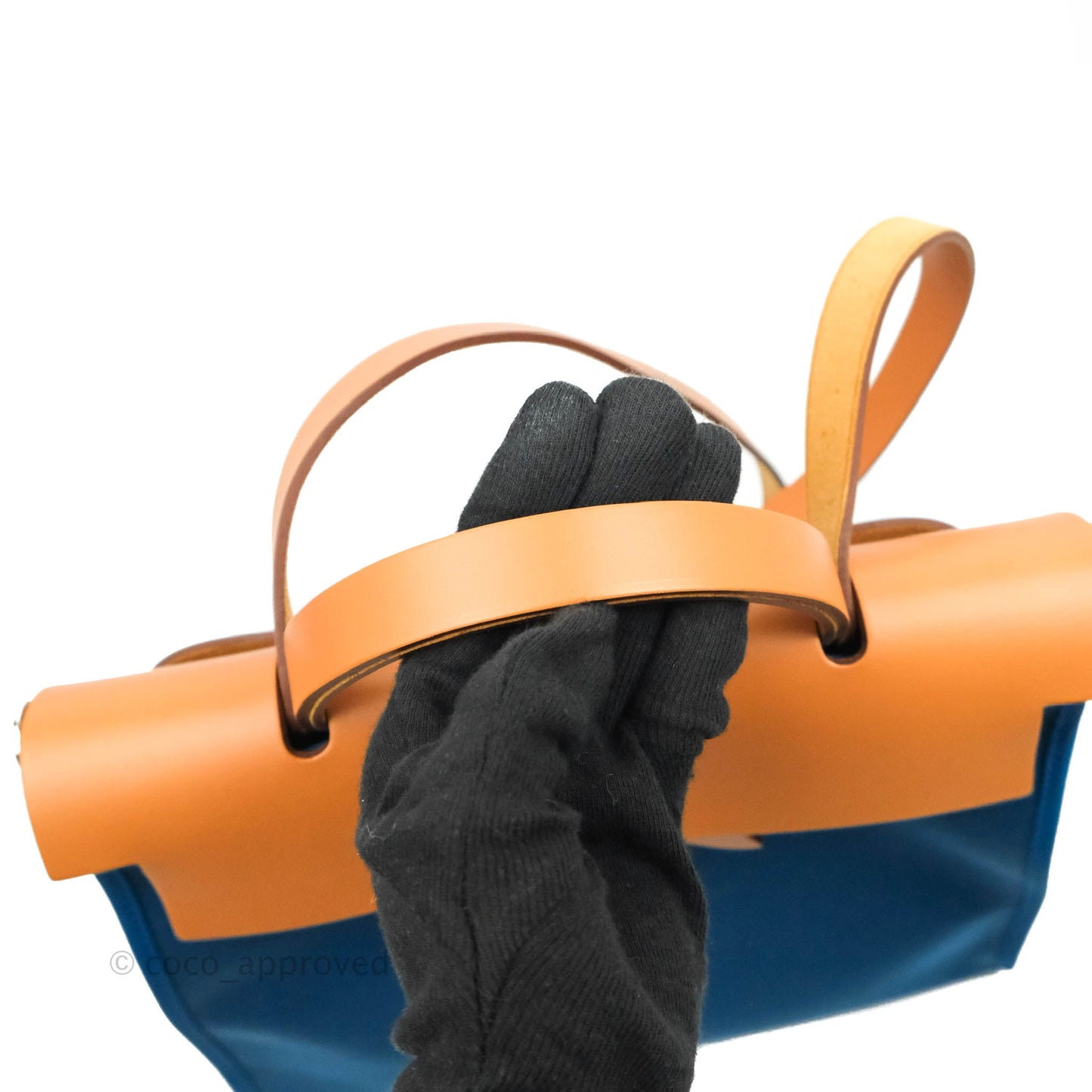 Hermès Herbag Zip 31 Outremer Nature Leather Palladium Hardware