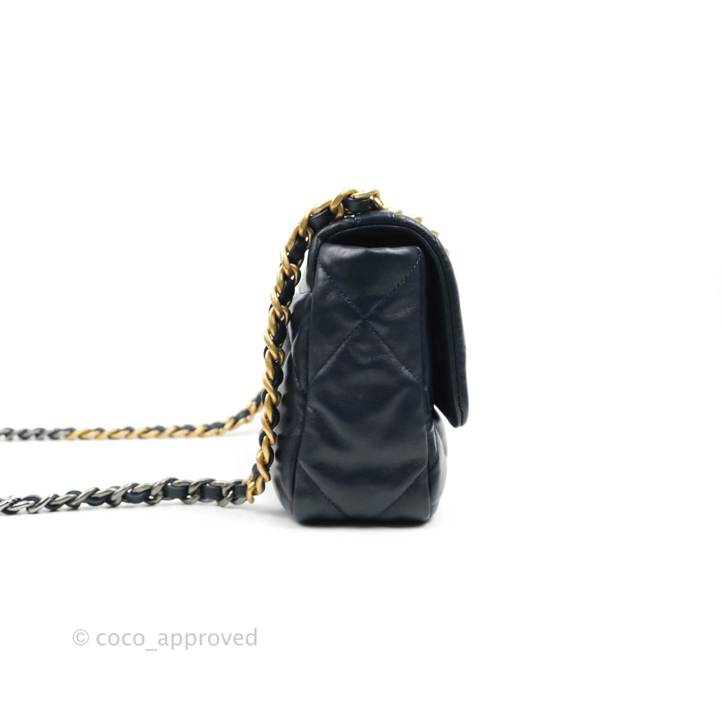 Chanel 19 Small Navy Mixed Hardware