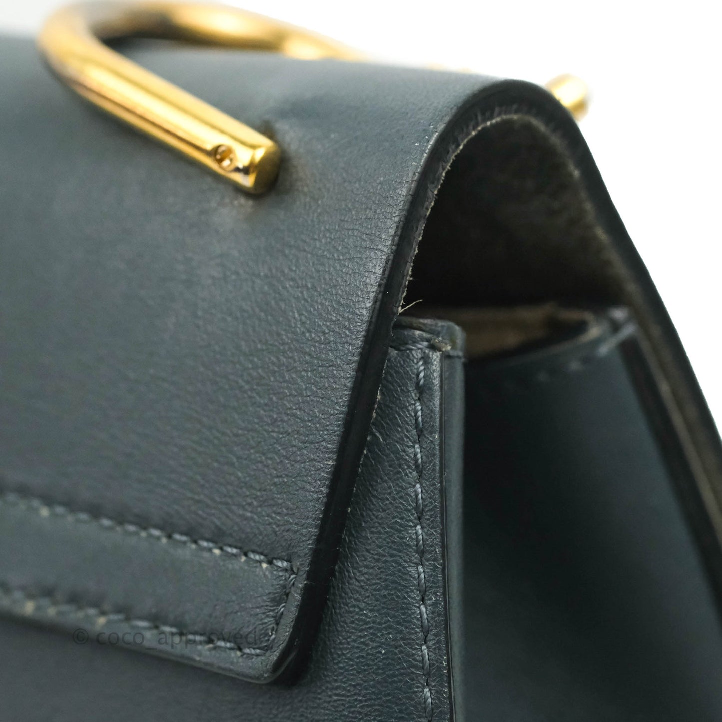 Chloe Drew Crossbody Bag Cloudy Blue Suede