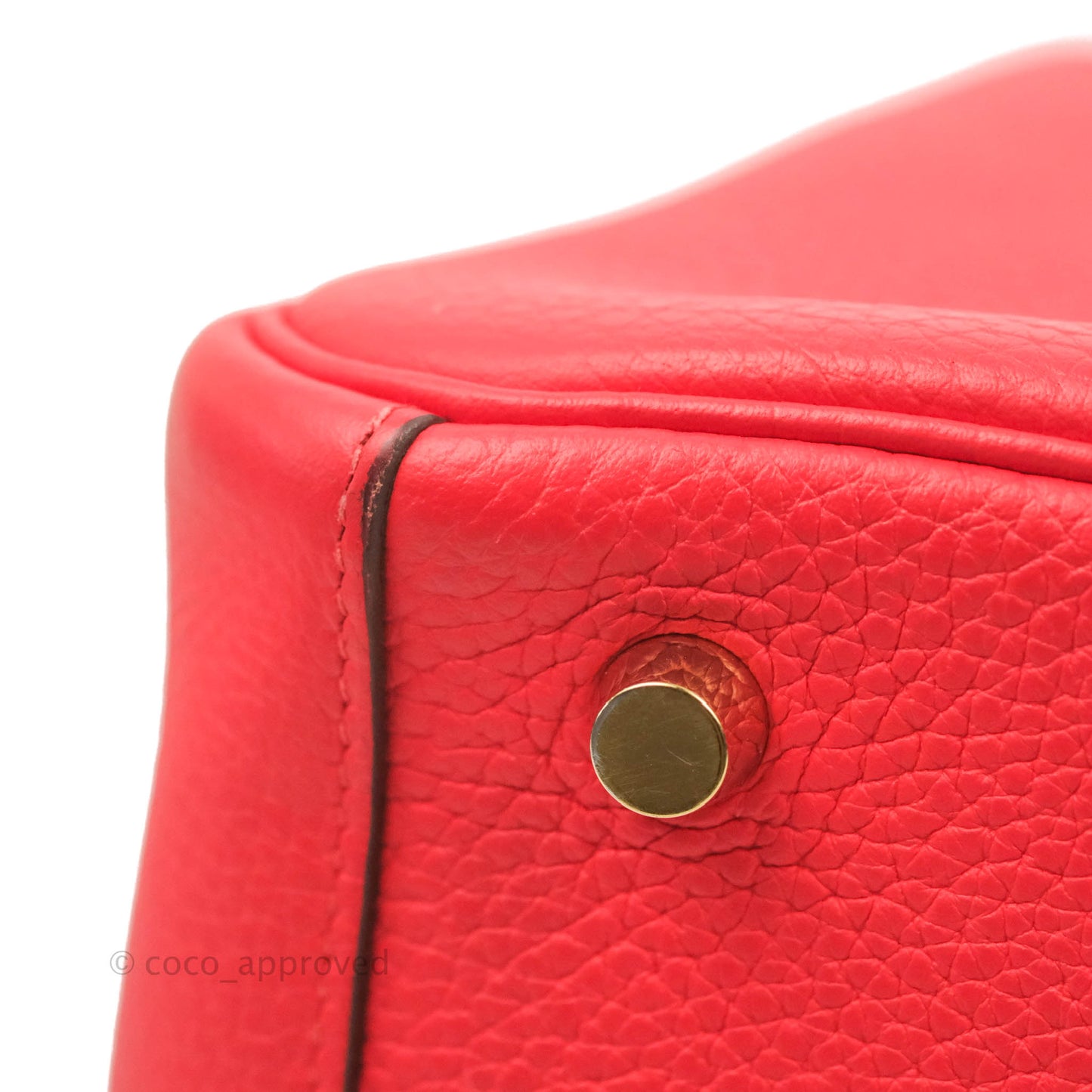Hermès Lindy 26 Rouge de Coeur Clemence Gold Hardware