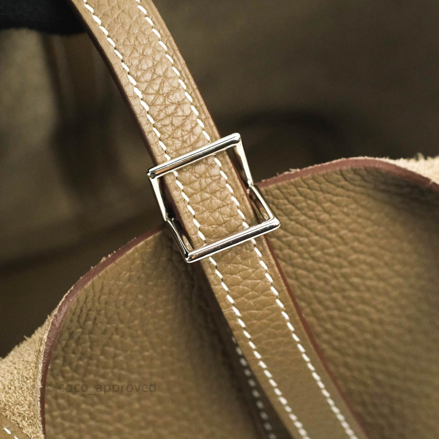 Hermès Picotin Lock 18 Etoupe Clemence Palladium Hardware