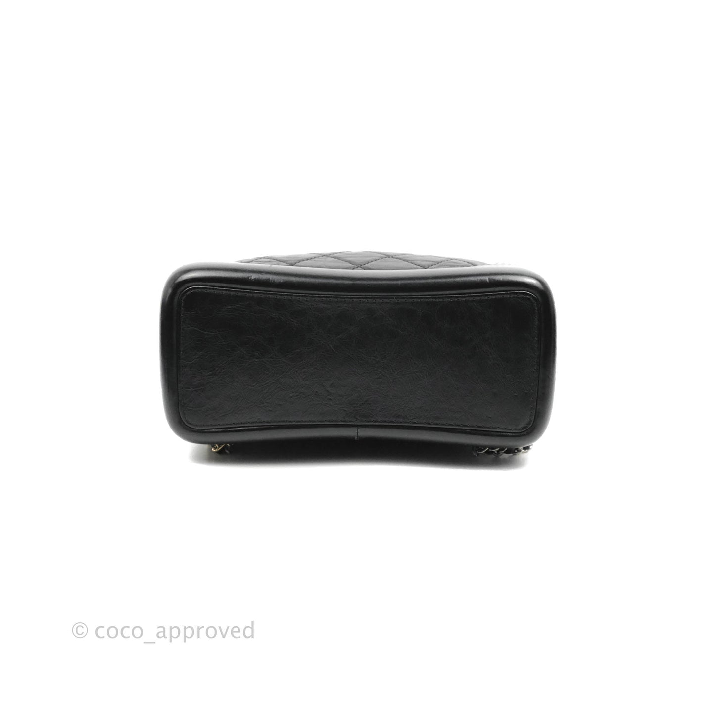 Chanel Small Gabrielle Backpack Black Aged Calfskin