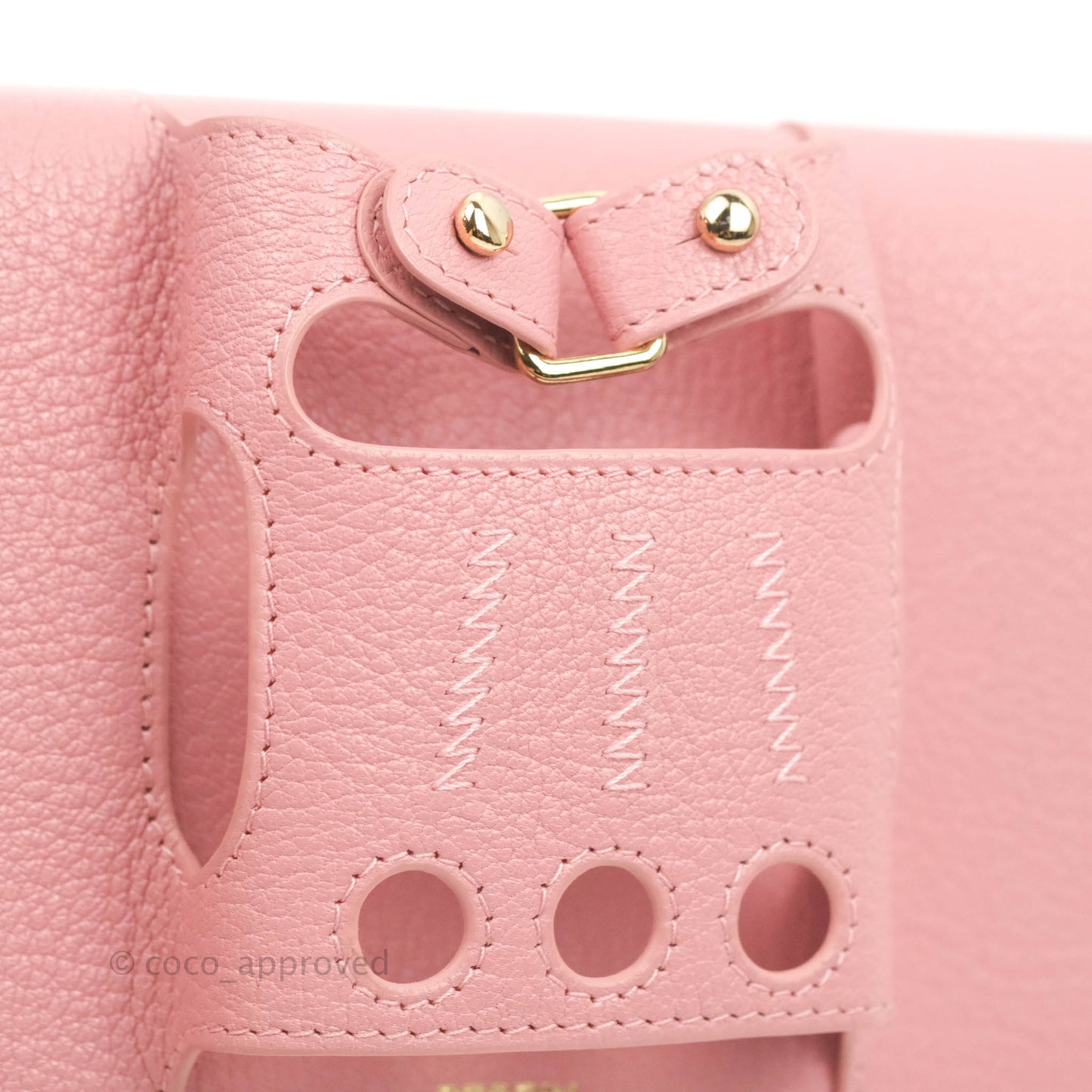 Perrin Pink Clutch Calfskin