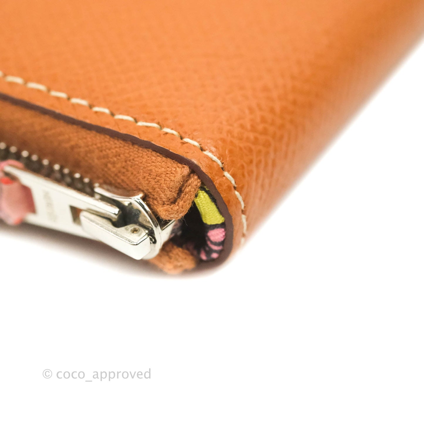 Hermès Silk In Compact Wallet Gold Epsom