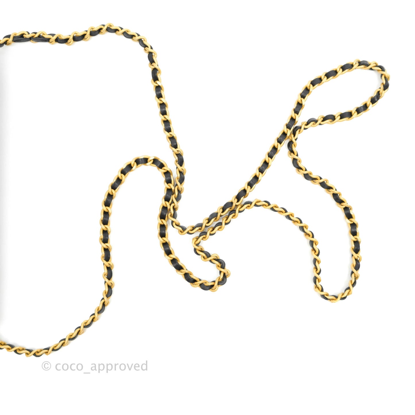 Chanel Filigree Wallet on Chain WOC Black Caviar Gold Hardware
