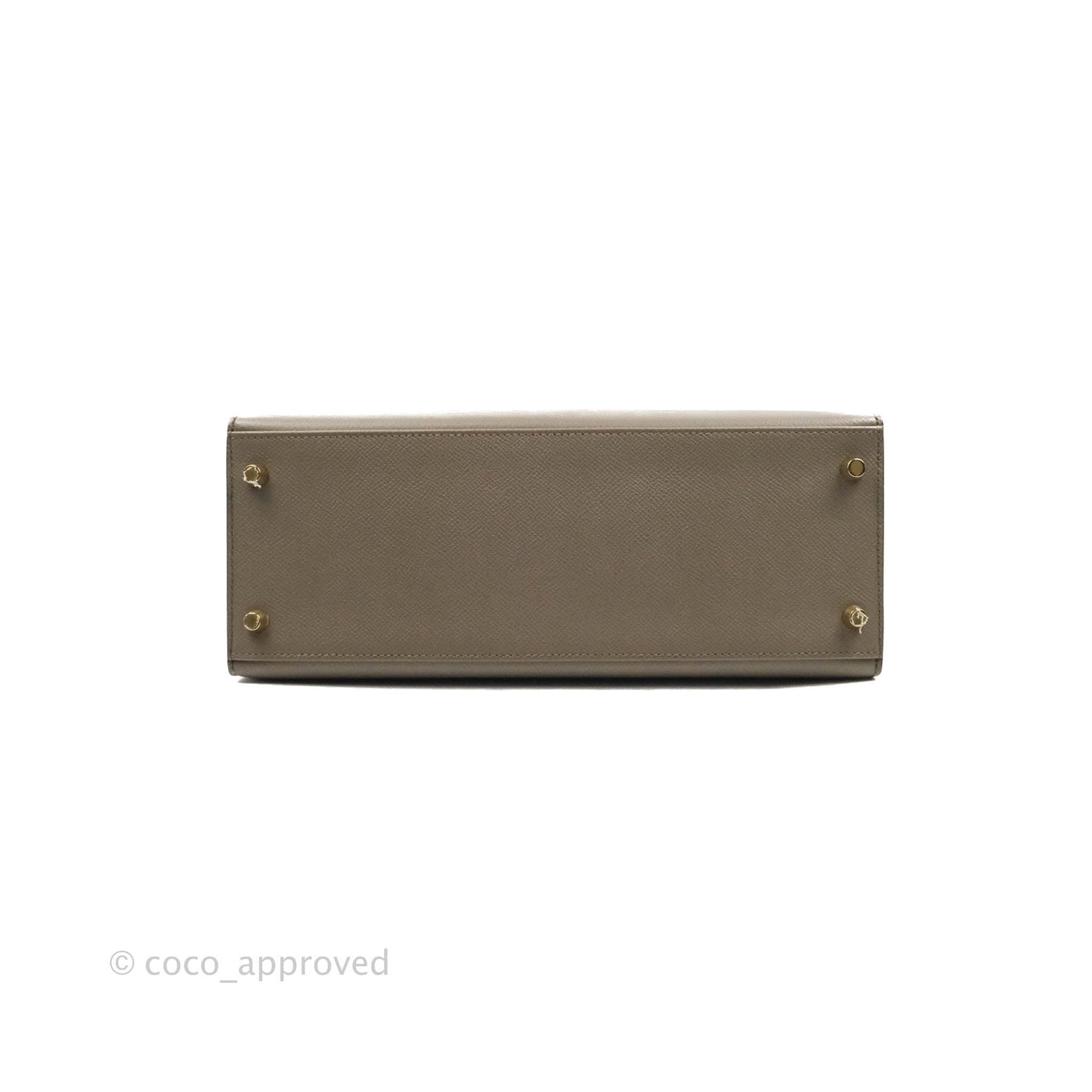 Hermès Kelly 28 8F Etain Gold Hardware