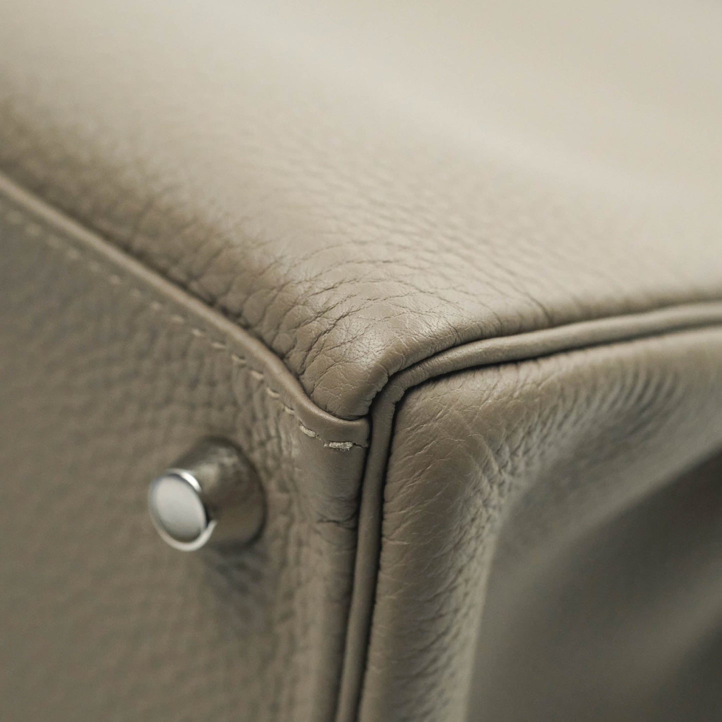 Hermès Kelly 28 Retourne Taurillon Clemence Gris Asphalt M8 Palladium Hardware