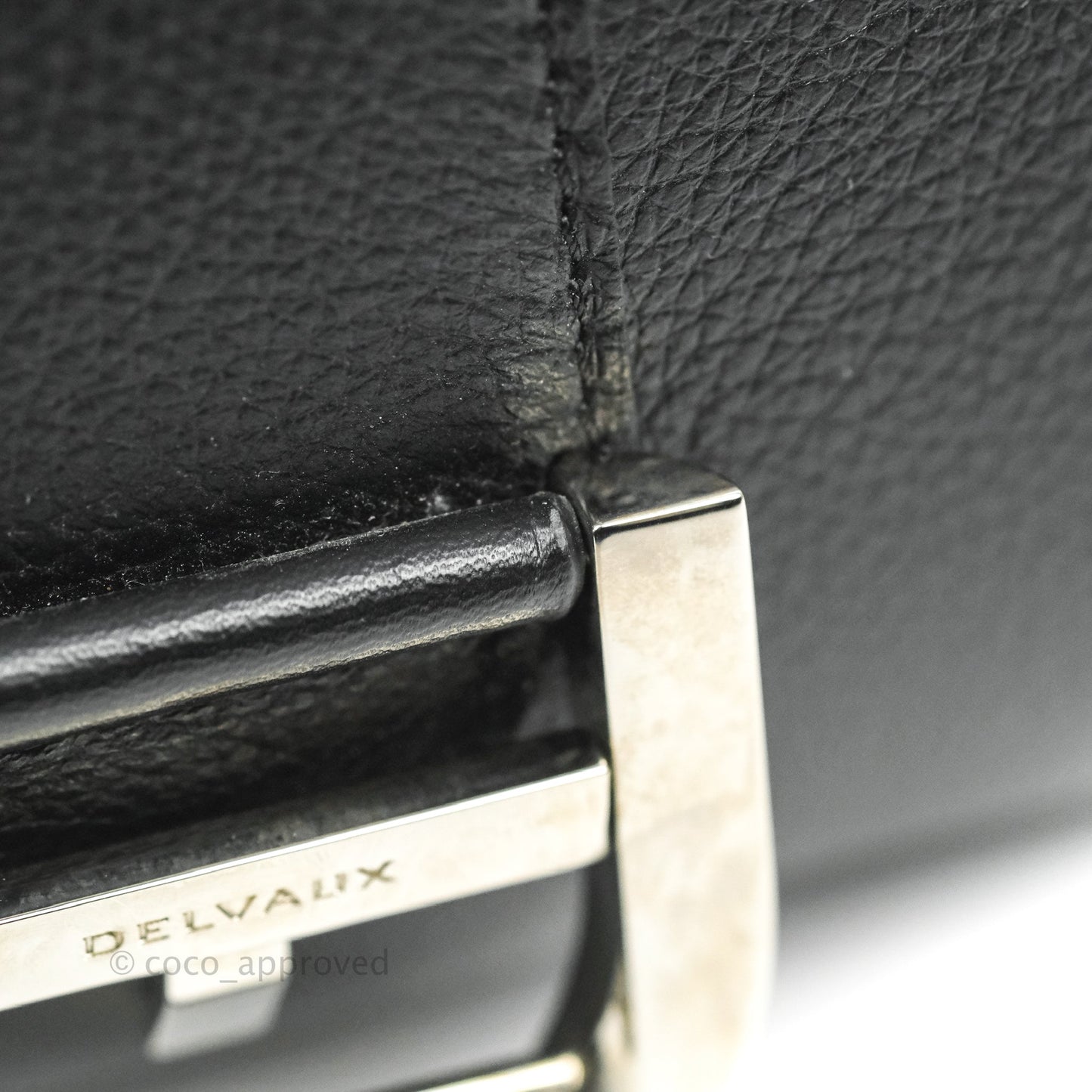 Delvaux Mini Brillant Bag Vegetal Rodeo Calf Silver Hardware