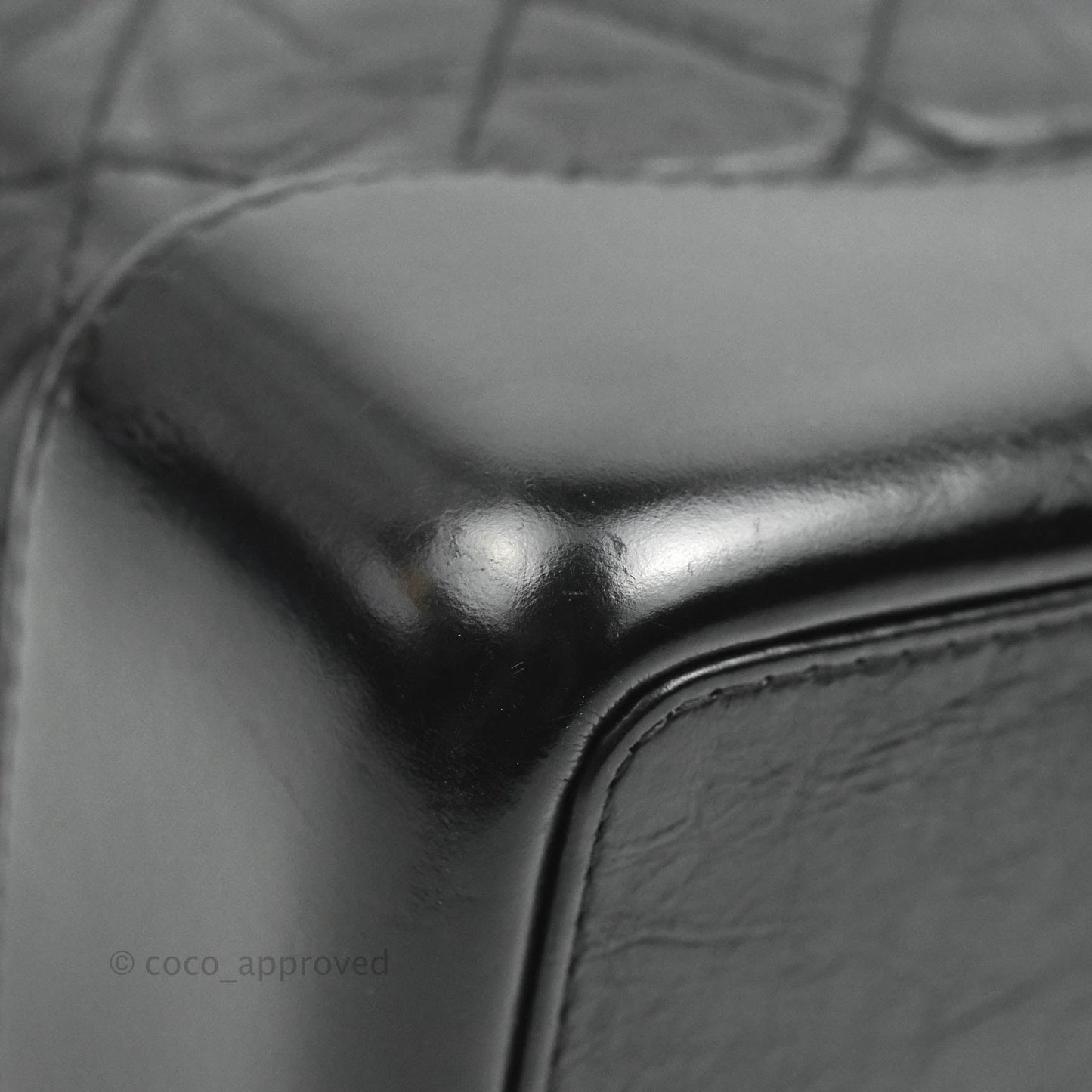 Chanel Small Gabrielle Backpack Black Aged Calfskin