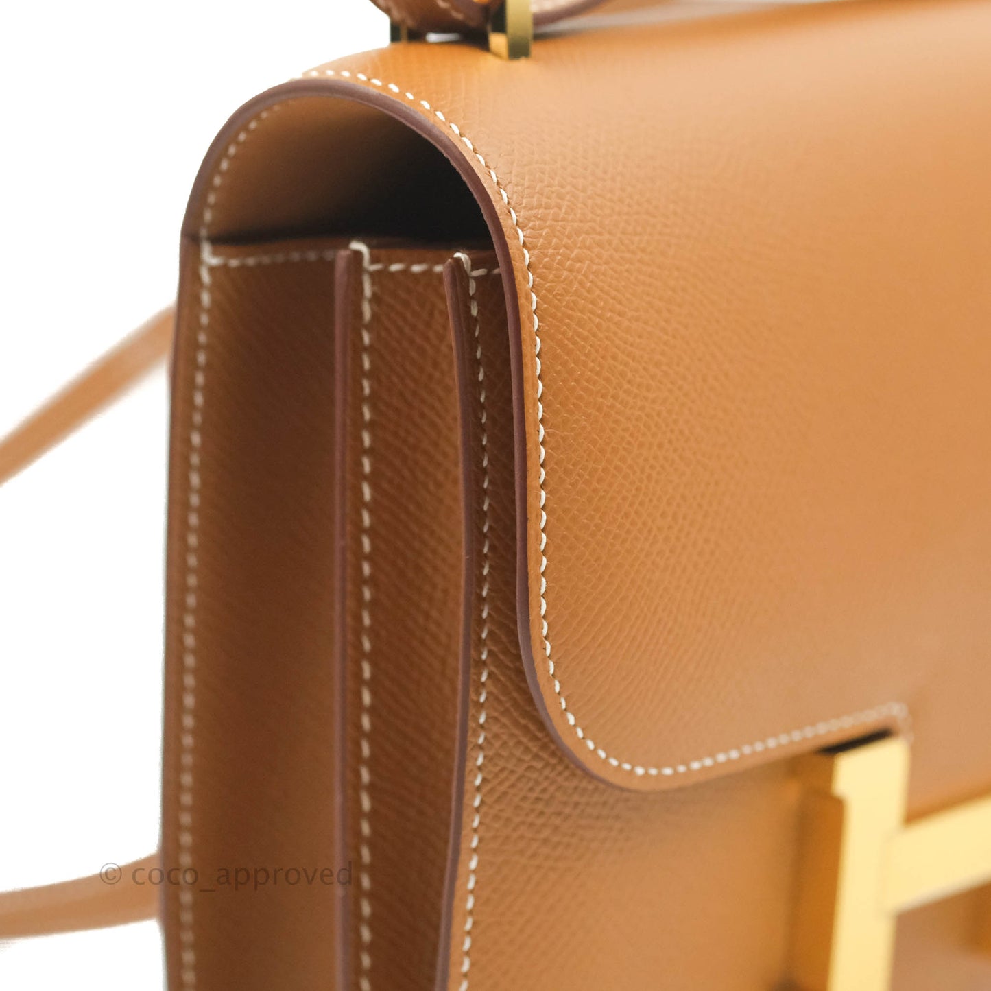 Hermès Constance Mini 18 Gold Epsom Gold Hardware