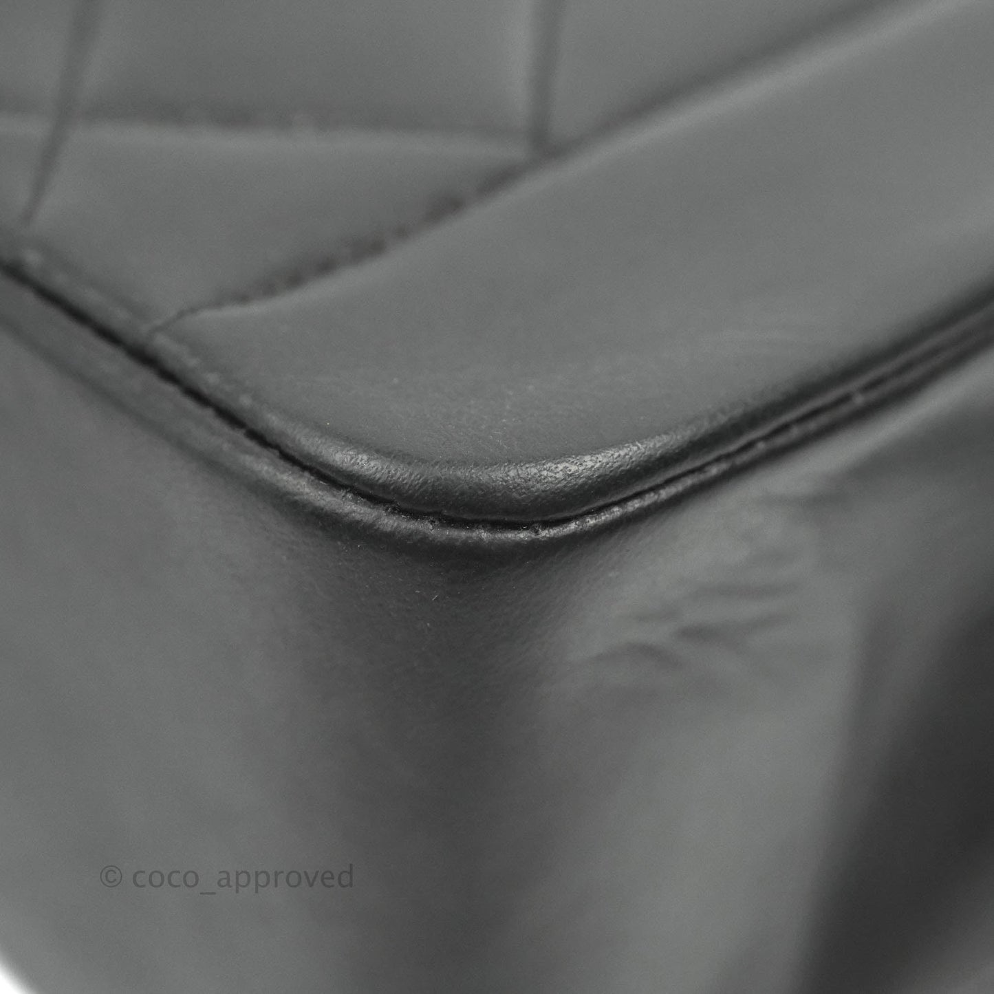 Chanel Black Quilted Lambskin Small Vintage Classic Diana Flap Bag