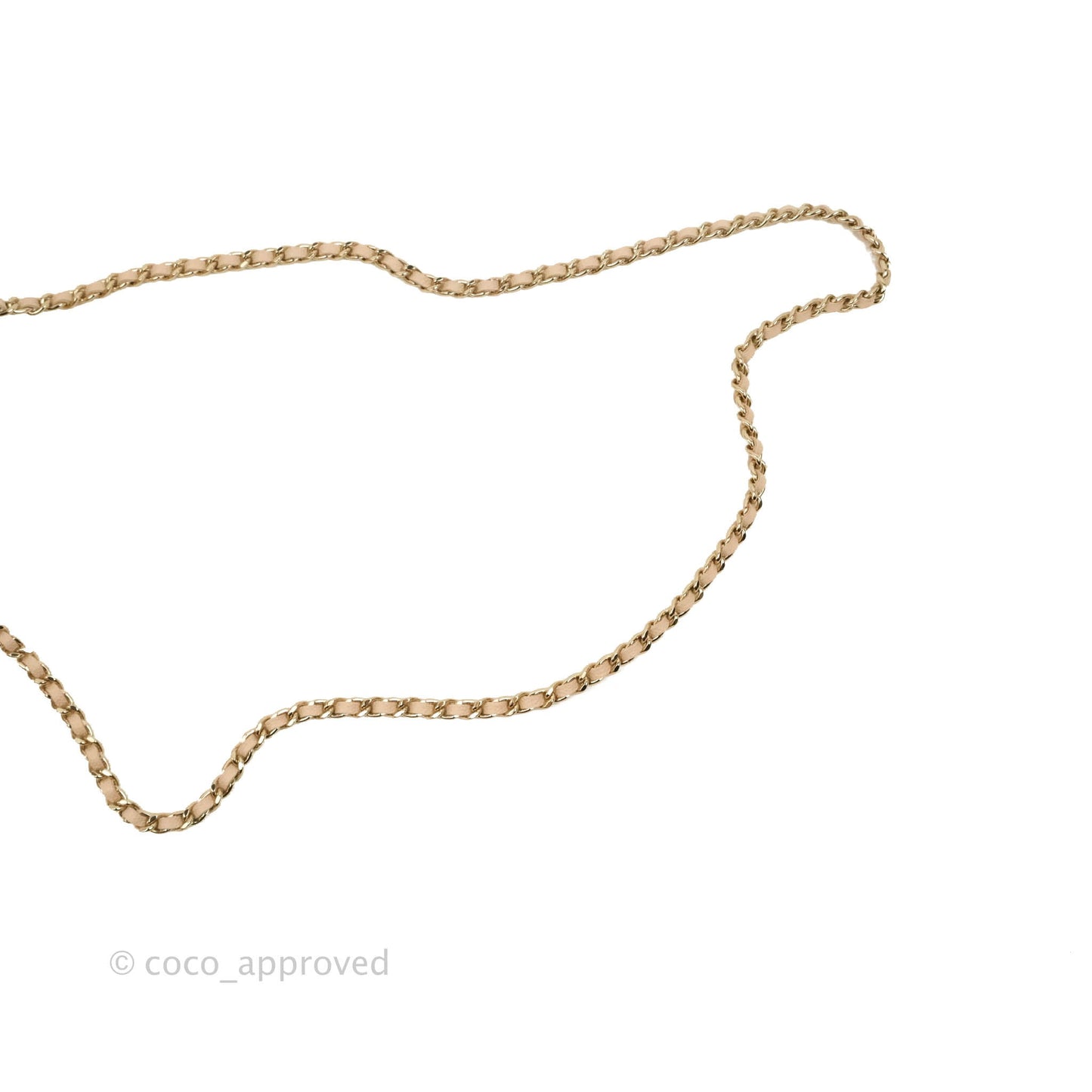 Chanel Vanity with Classic Chain Light Beige Caviar Gold Hardware 22C