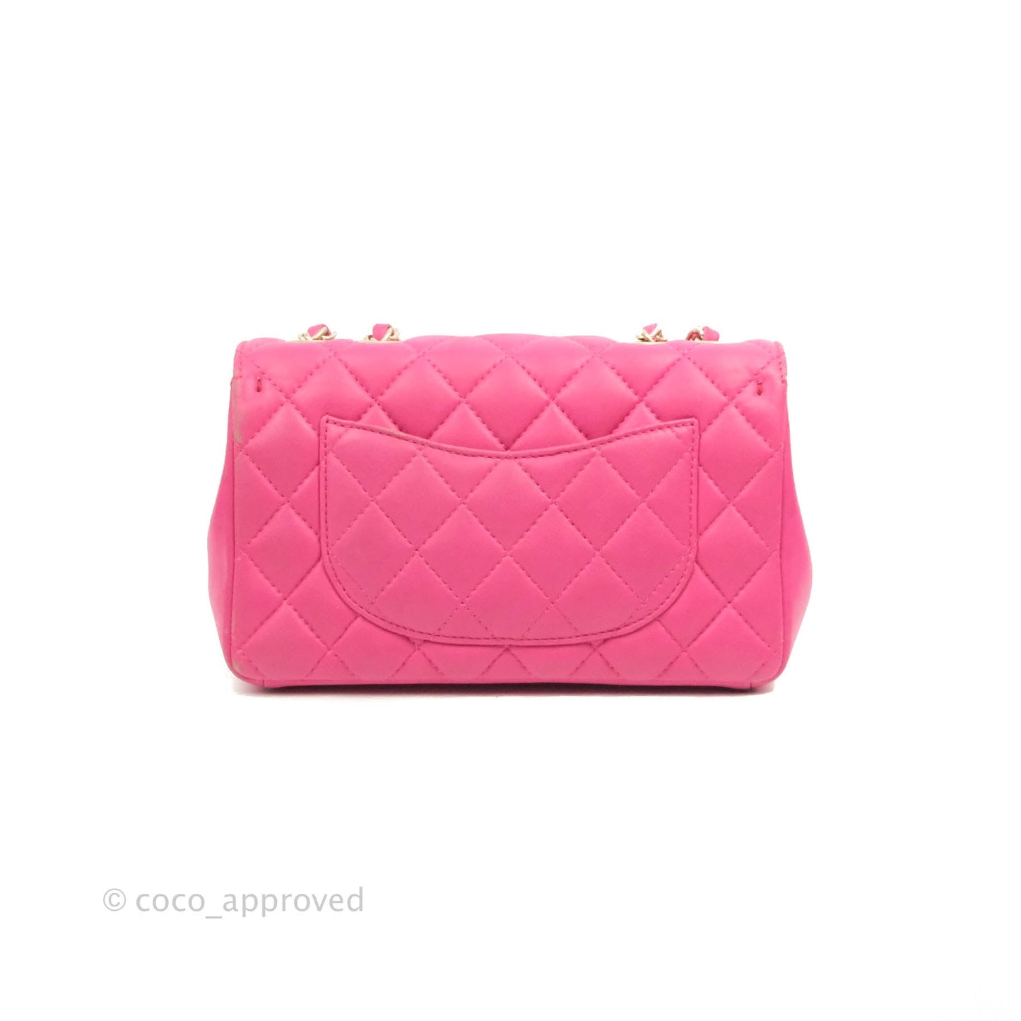 Chanel Quilted Small Flap Pink Lambskin Matte Gold Hardware