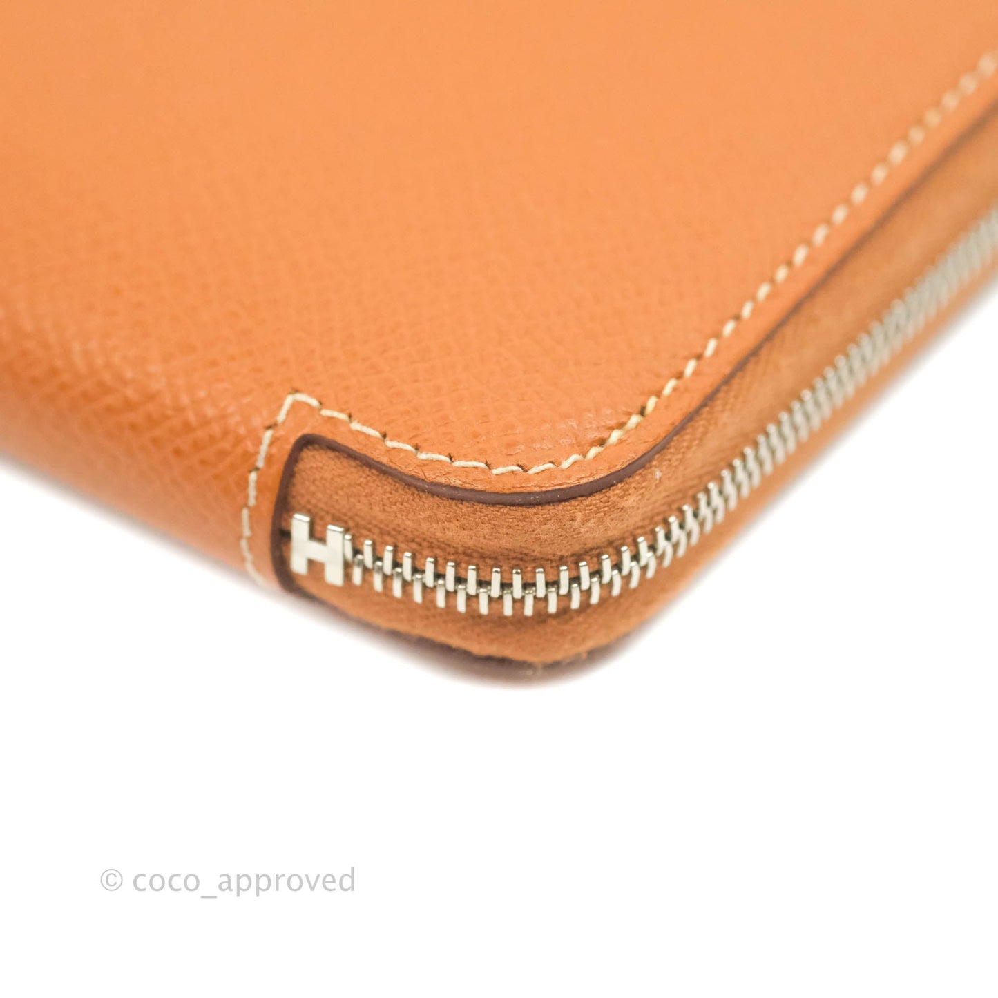 Hermès Silk In Compact Wallet Gold Epsom