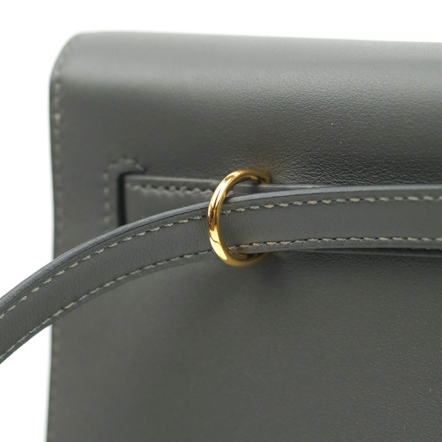 Hermès Kelly Danse II Bag 88 Graphite Swift Gold Hardware
